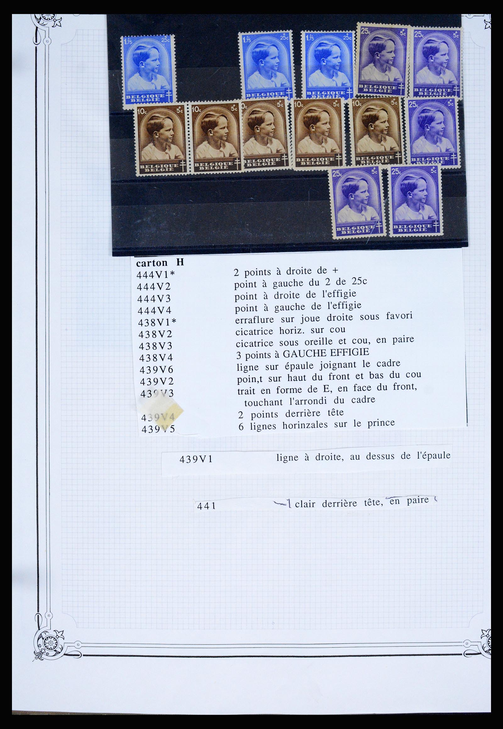 37068 065 - Postzegelverzameling 37068 België 1869-1940.