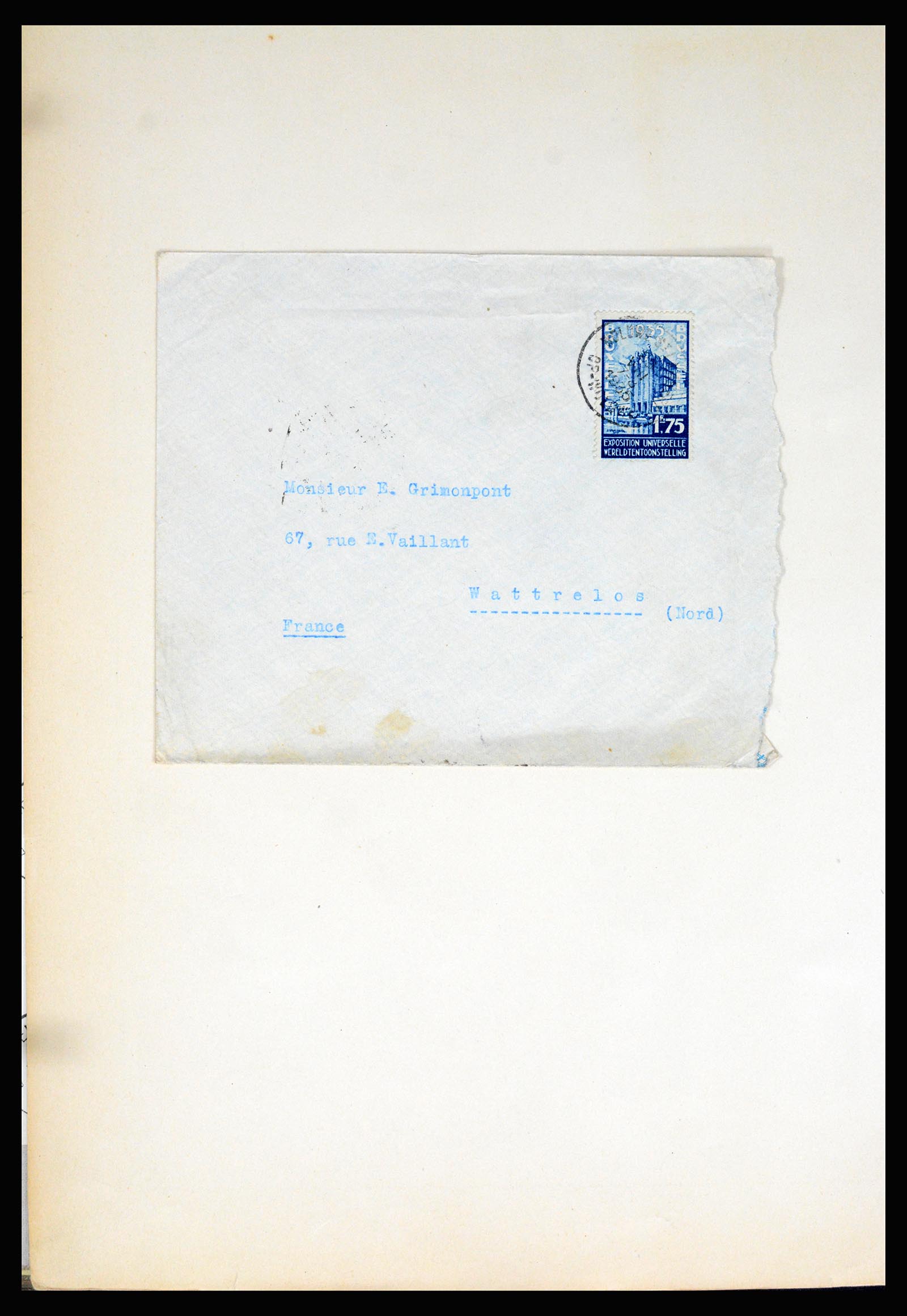 37068 067 - Postzegelverzameling 37068 België 1869-1940.