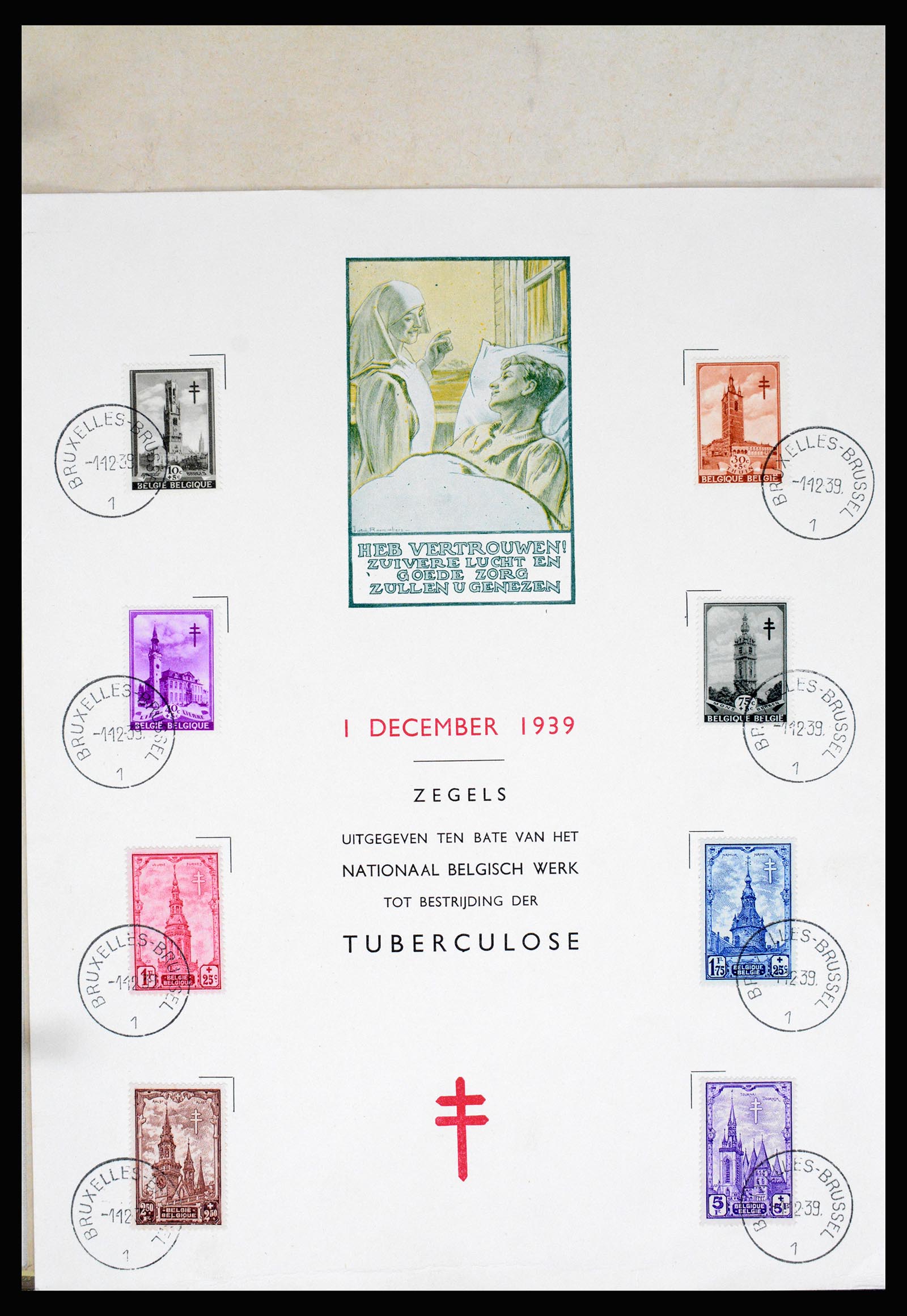 37068 068 - Postzegelverzameling 37068 België 1869-1940.