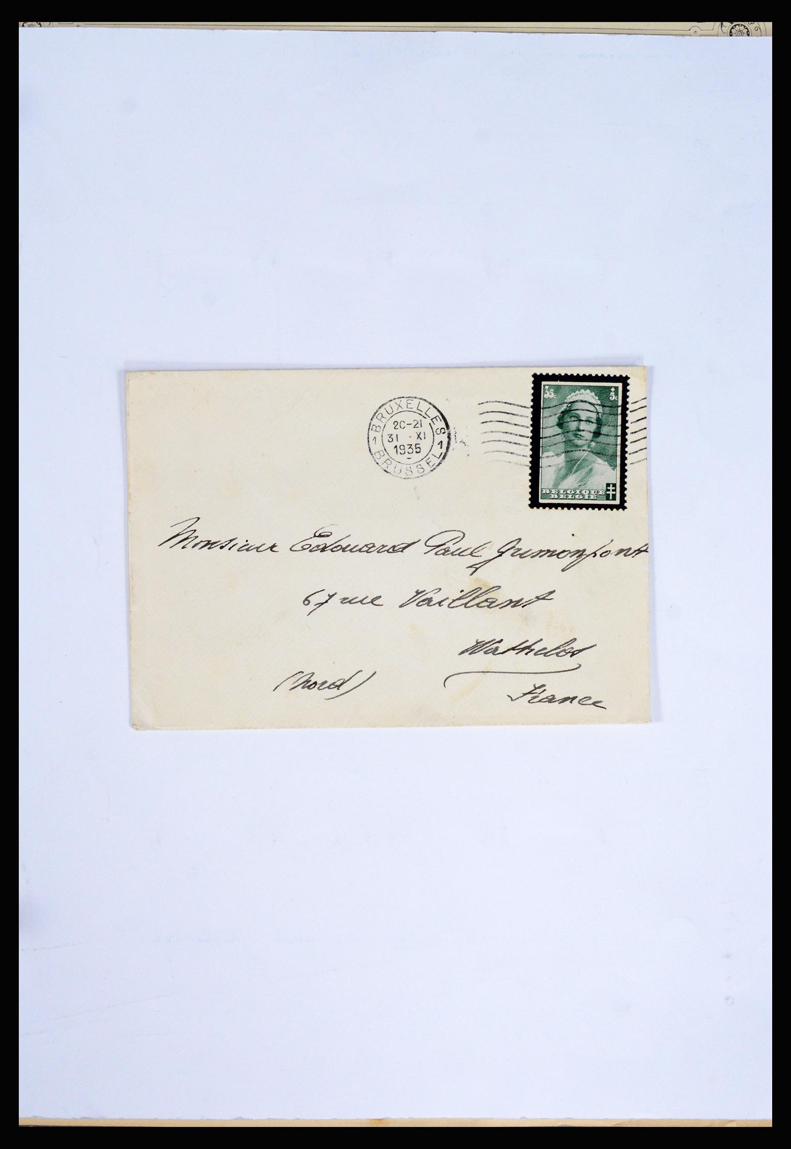 37068 073 - Postzegelverzameling 37068 België 1869-1940.