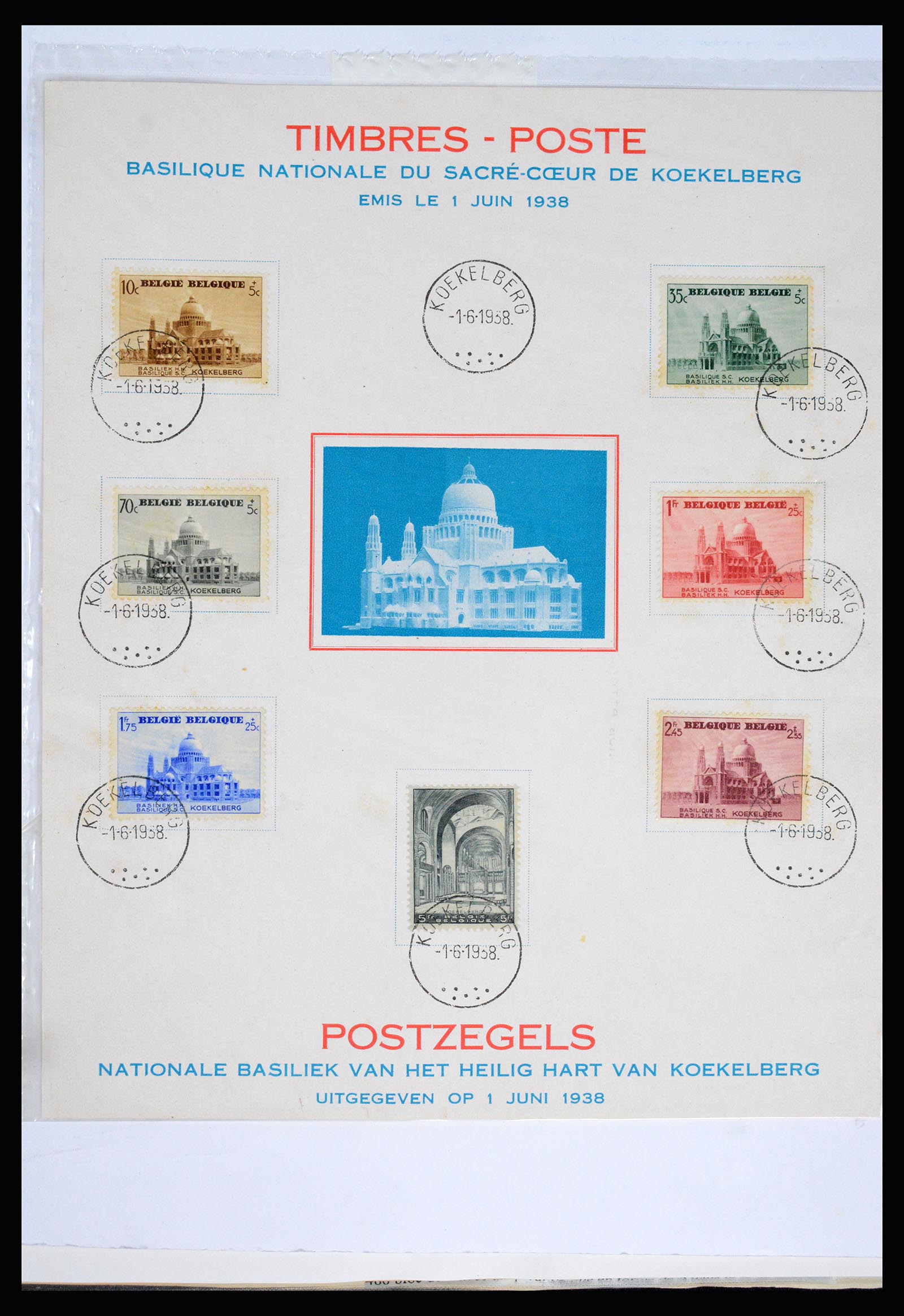 37068 075 - Postzegelverzameling 37068 België 1869-1940.