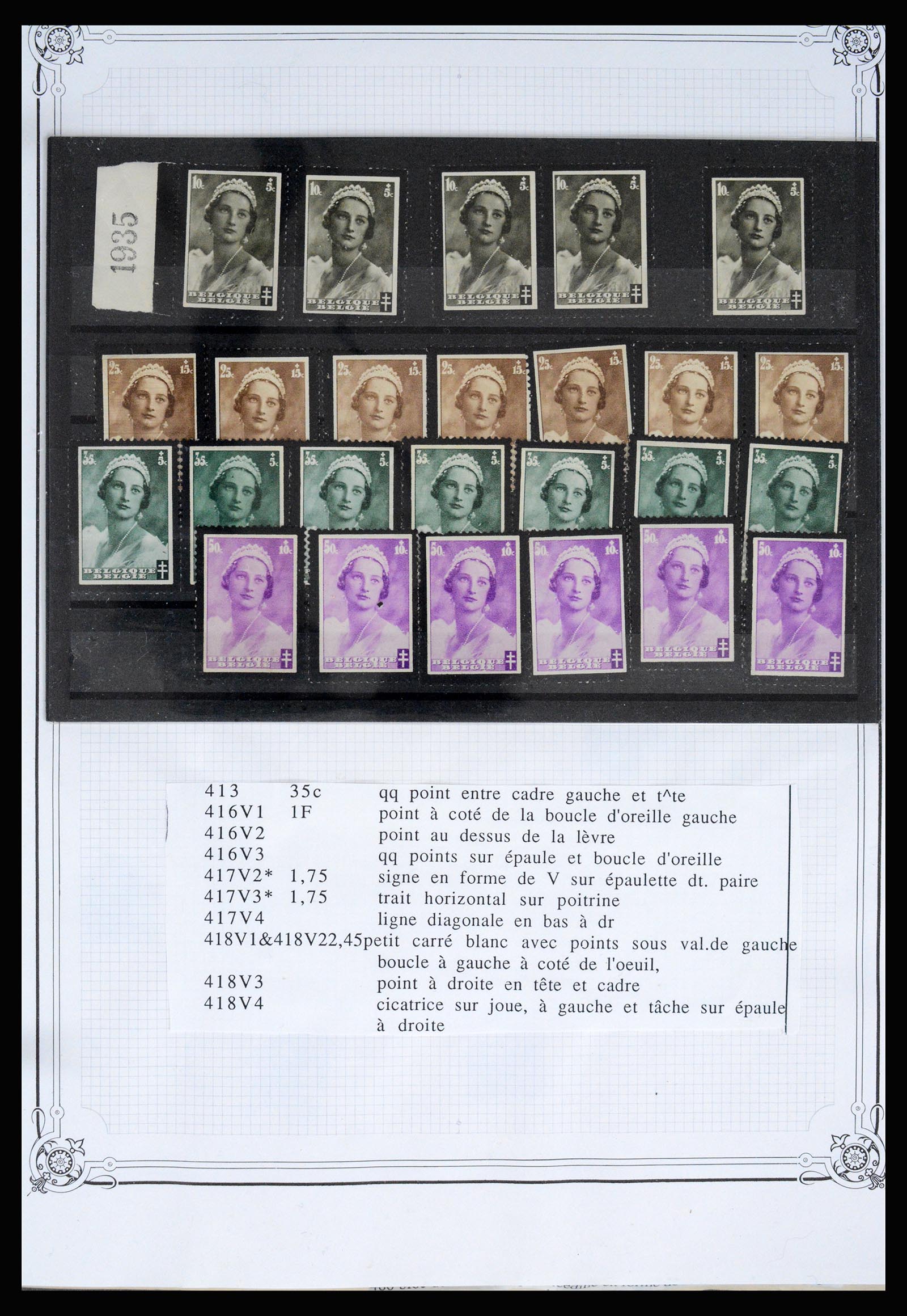 37068 078 - Postzegelverzameling 37068 België 1869-1940.