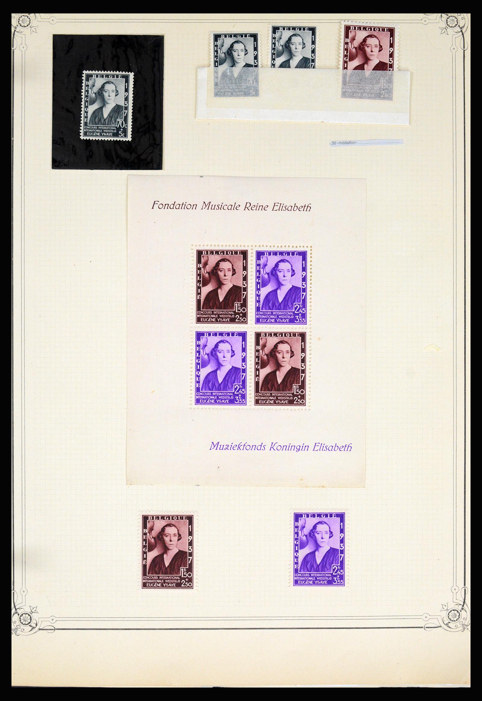 37068 082 - Postzegelverzameling 37068 België 1869-1940.