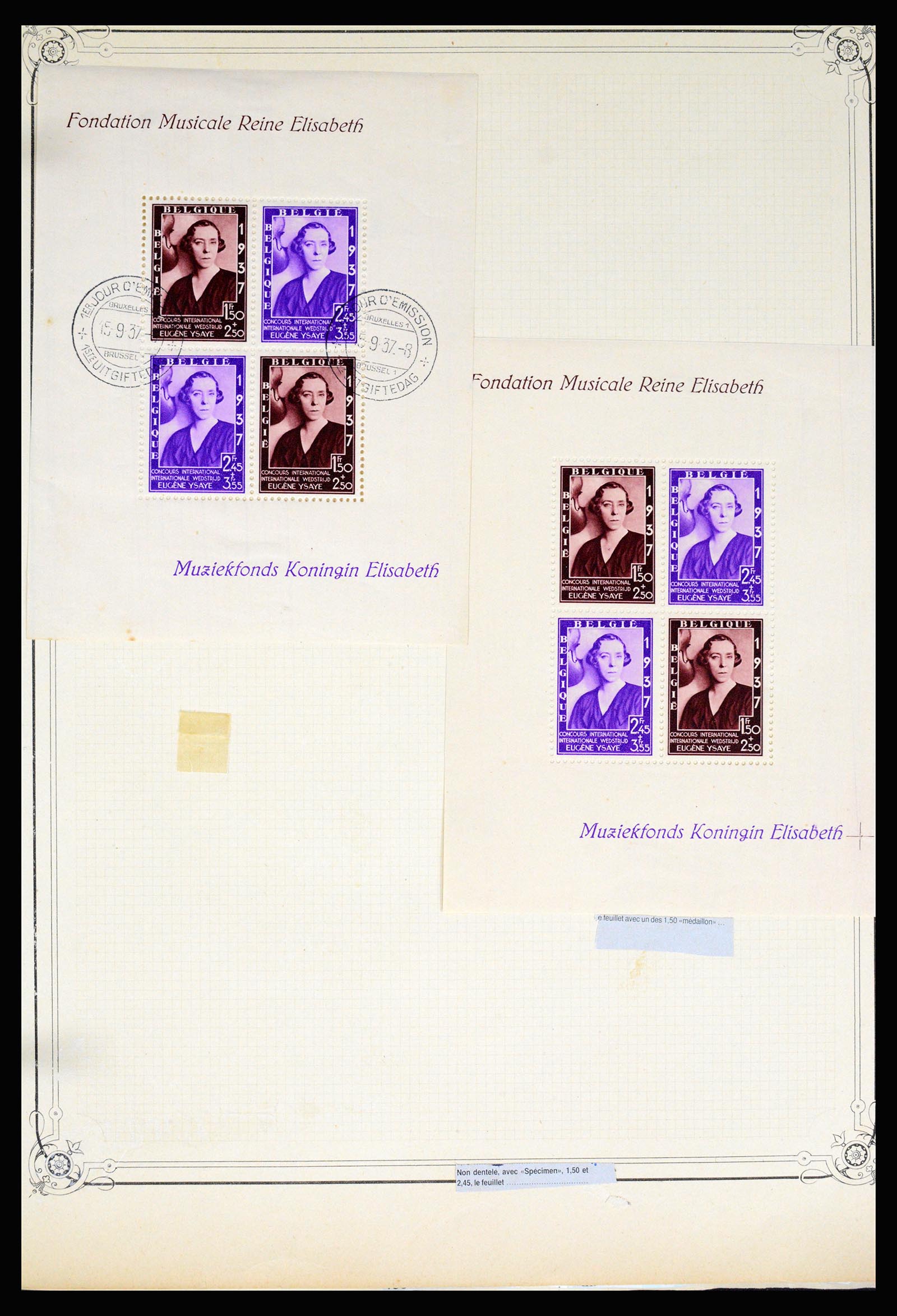 37068 084 - Postzegelverzameling 37068 België 1869-1940.