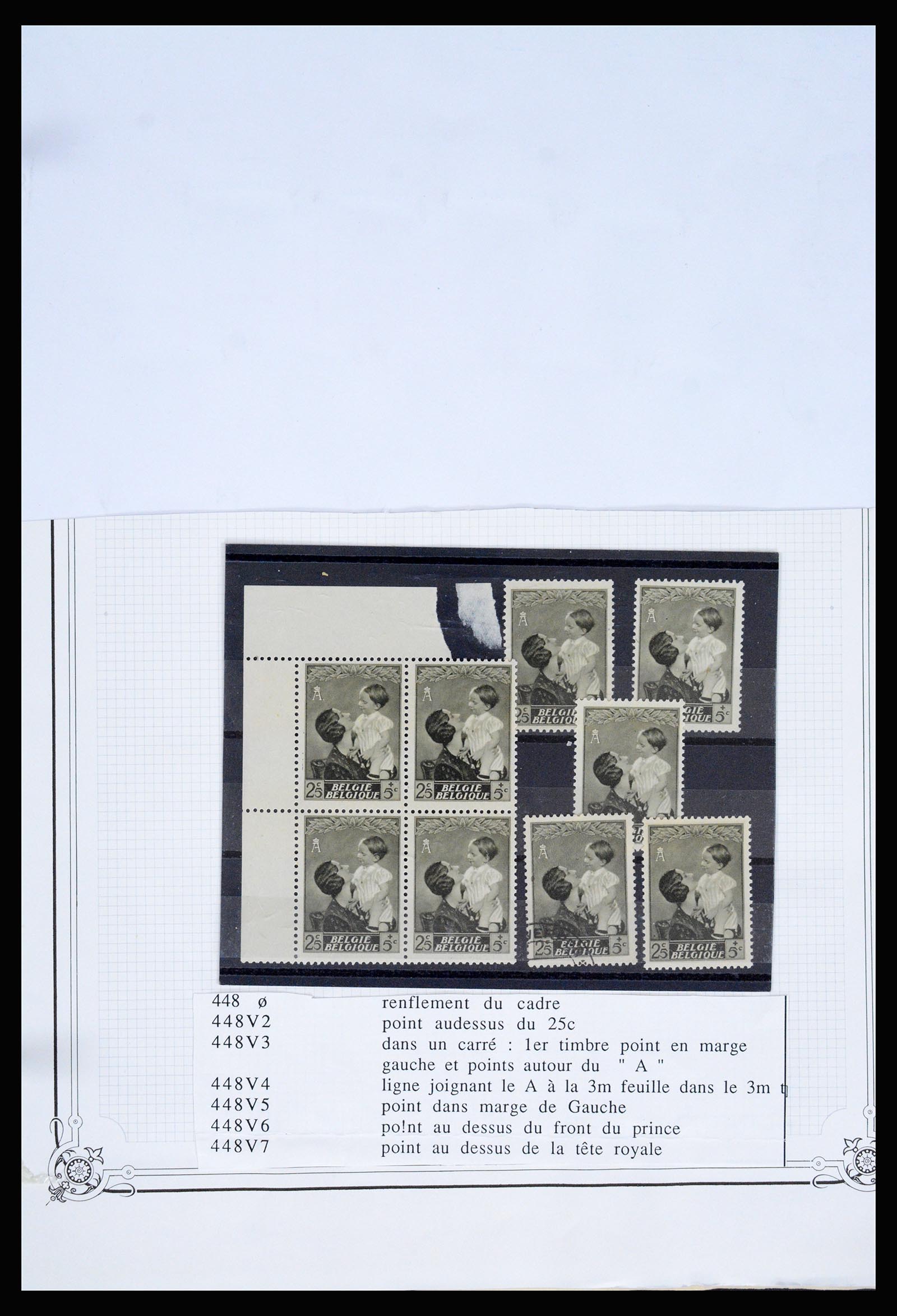 37068 086 - Postzegelverzameling 37068 België 1869-1940.
