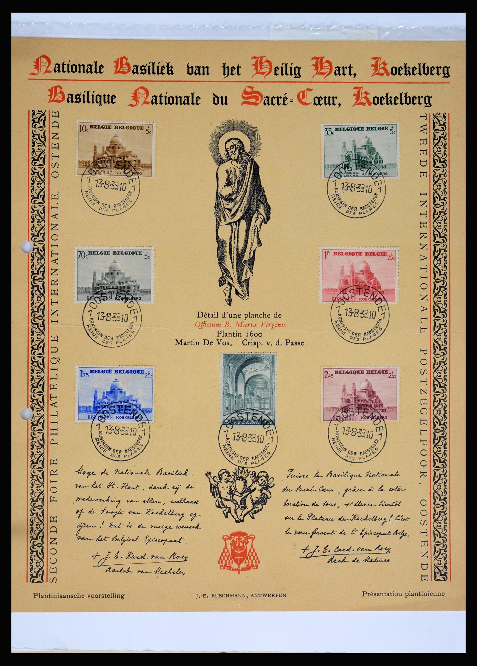 37068 092 - Postzegelverzameling 37068 België 1869-1940.