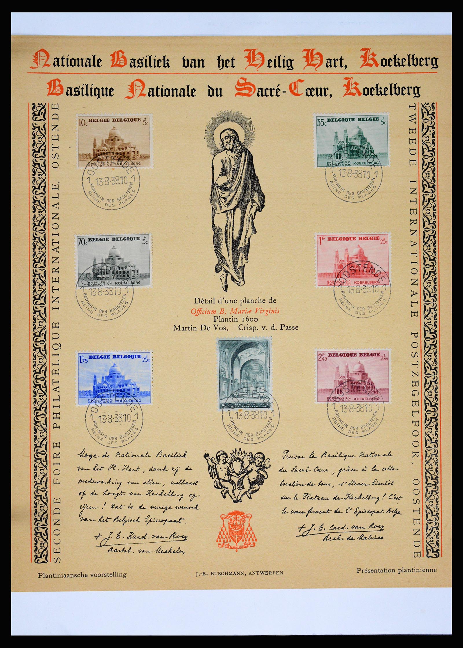 37068 093 - Postzegelverzameling 37068 België 1869-1940.