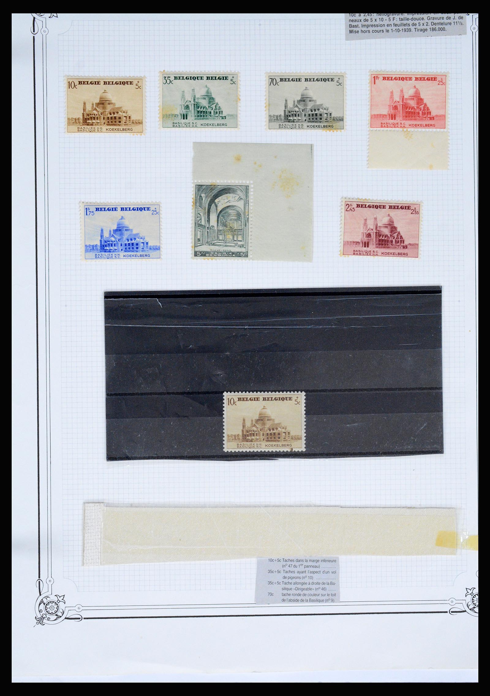 37068 094 - Postzegelverzameling 37068 België 1869-1940.