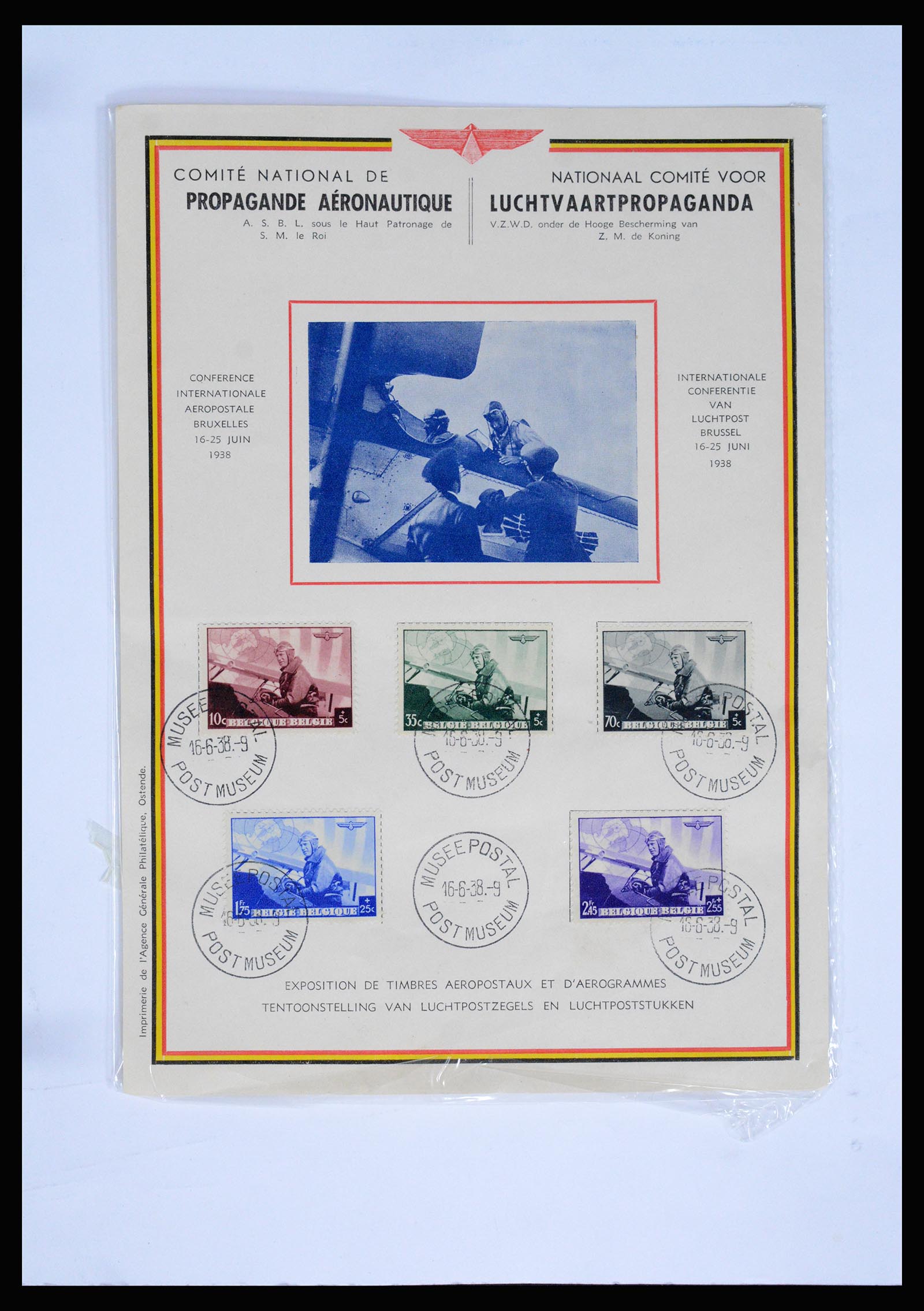 37068 100 - Postzegelverzameling 37068 België 1869-1940.