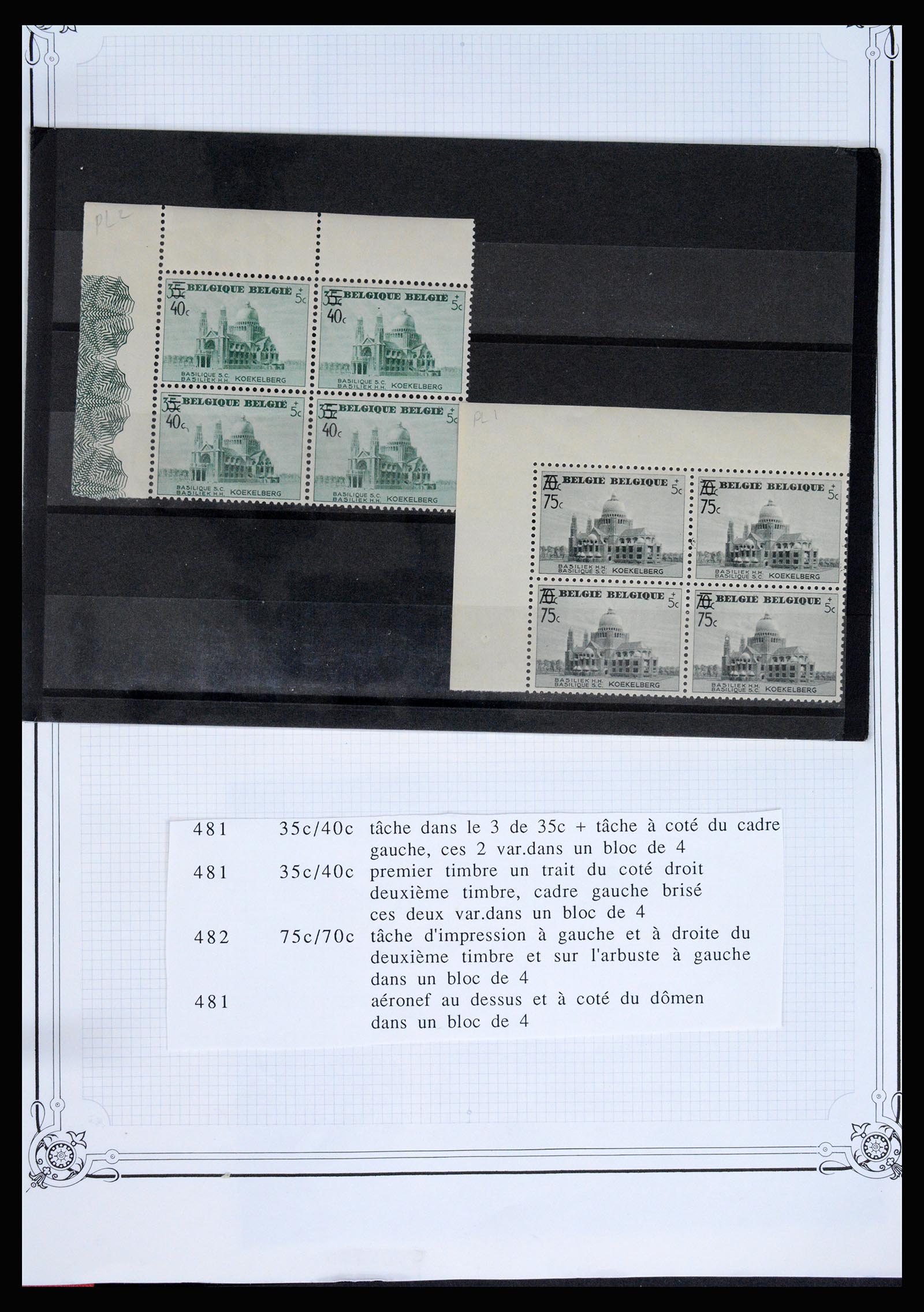 37068 101 - Postzegelverzameling 37068 België 1869-1940.