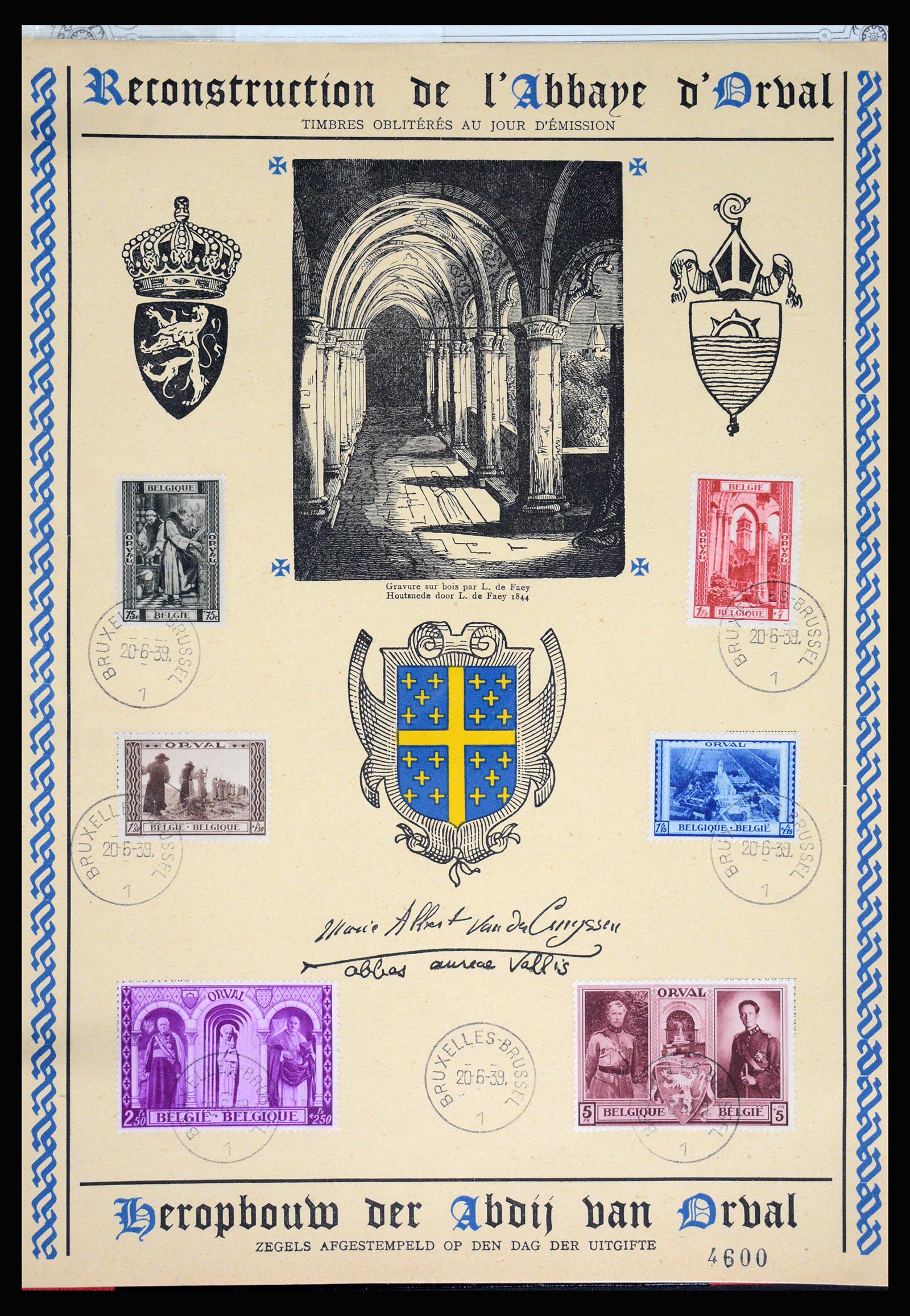 37068 112 - Postzegelverzameling 37068 België 1869-1940.