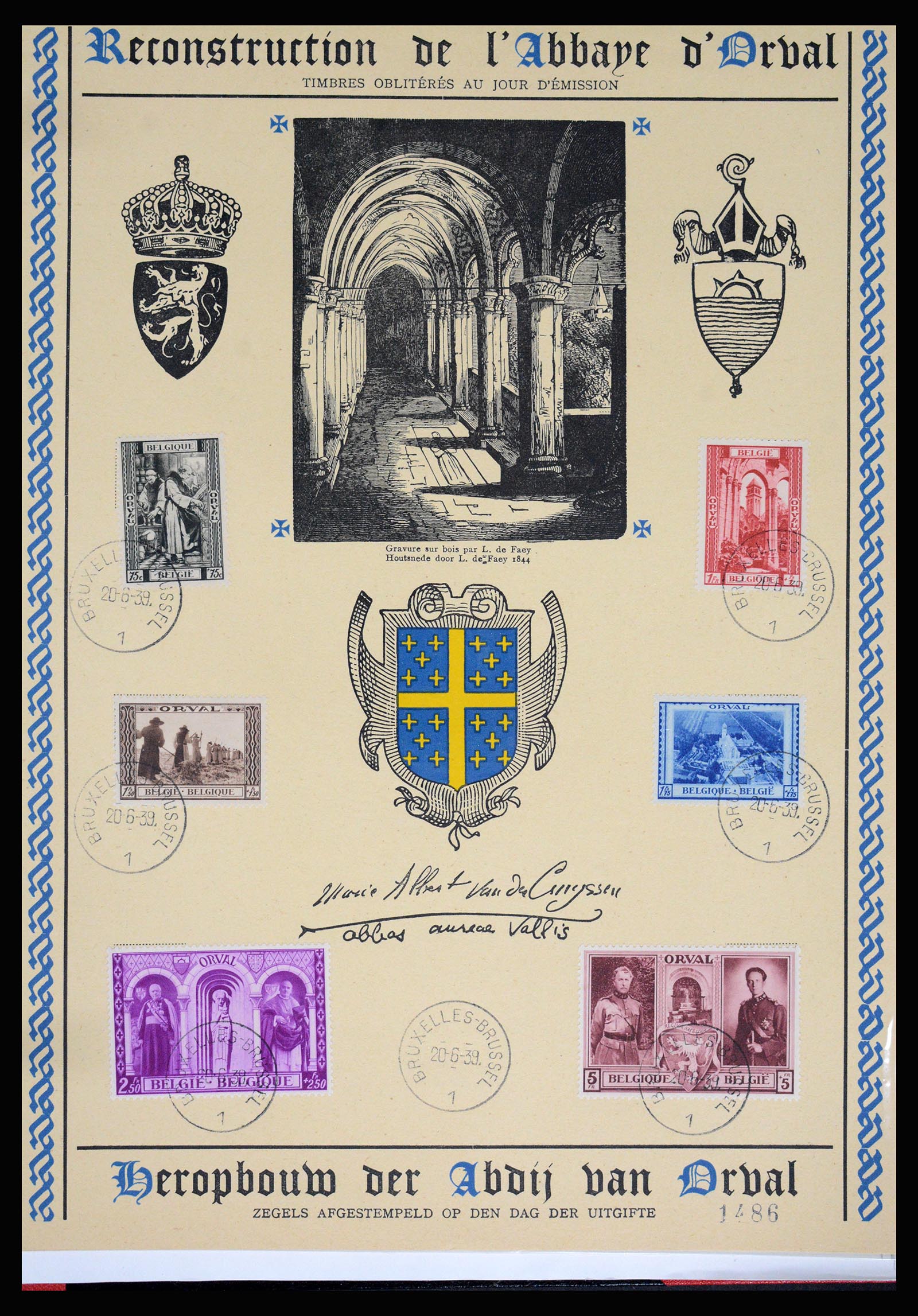 37068 114 - Postzegelverzameling 37068 België 1869-1940.