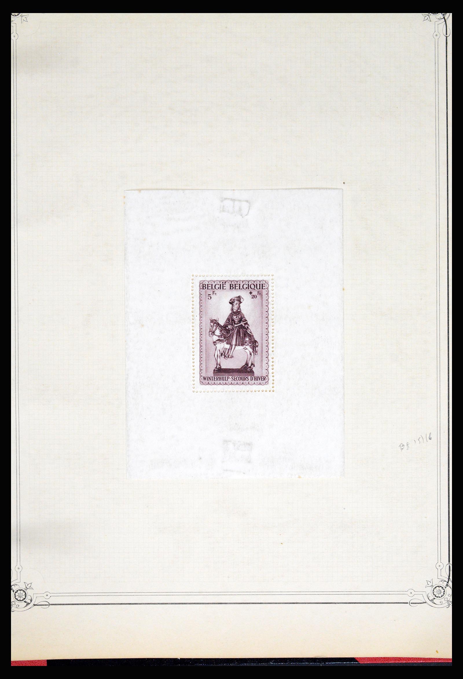 37068 124 - Postzegelverzameling 37068 België 1869-1940.