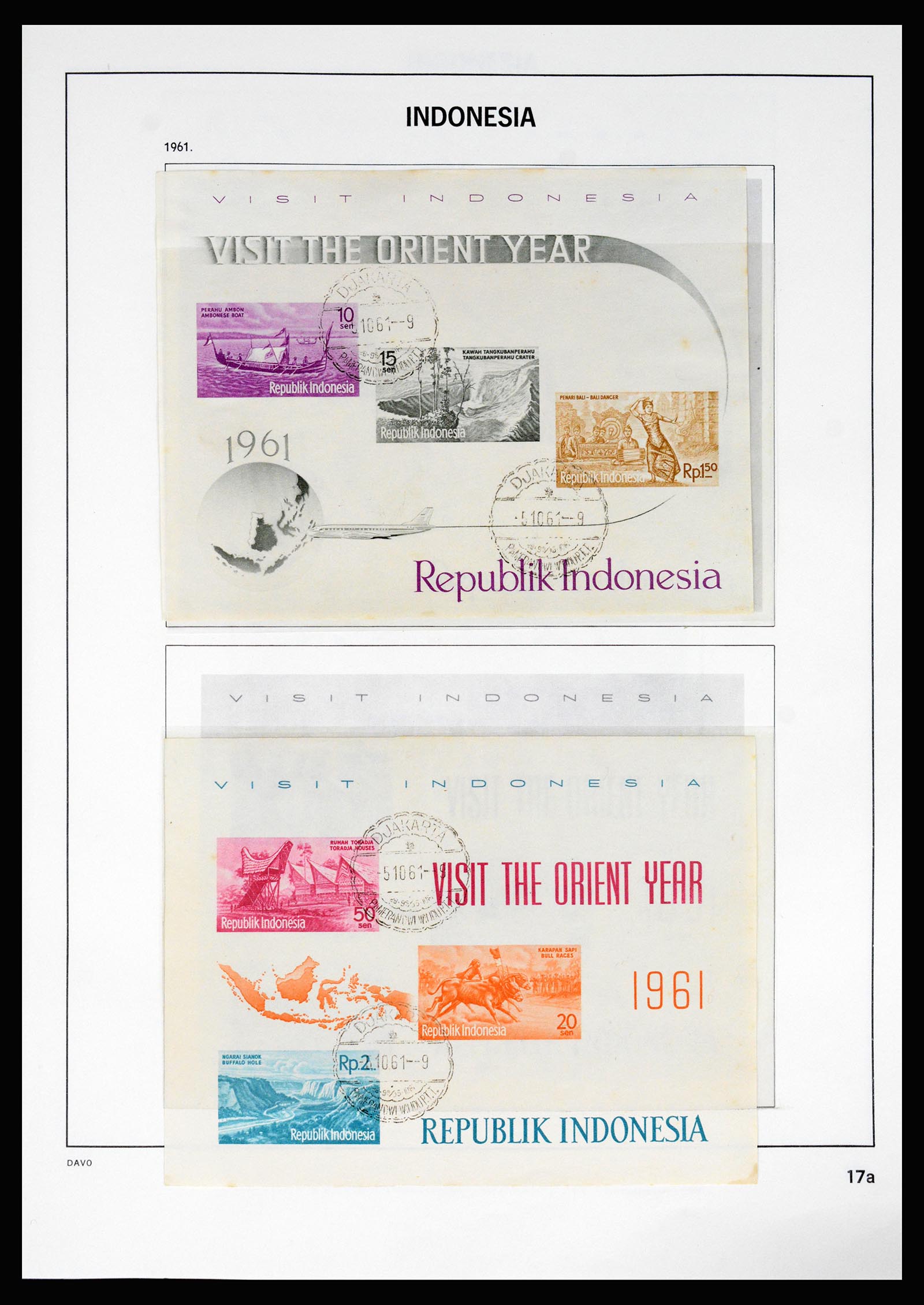 37069 018 - Stamp collection 37069 Indonesia 1948-1980.