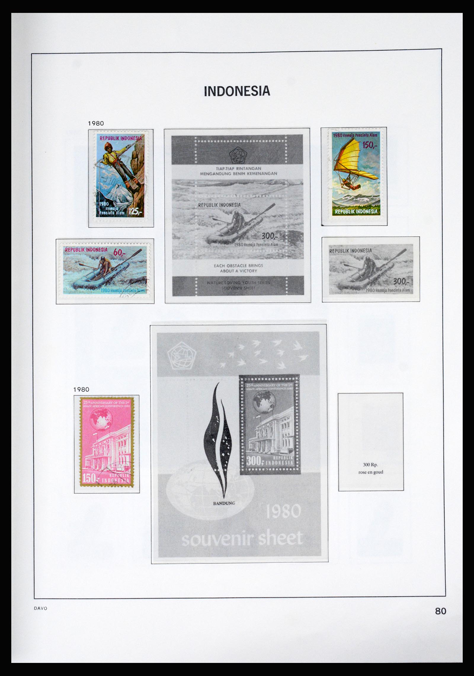 37069 081 - Postzegelverzameling 37069 Indonesië 1948-1980.