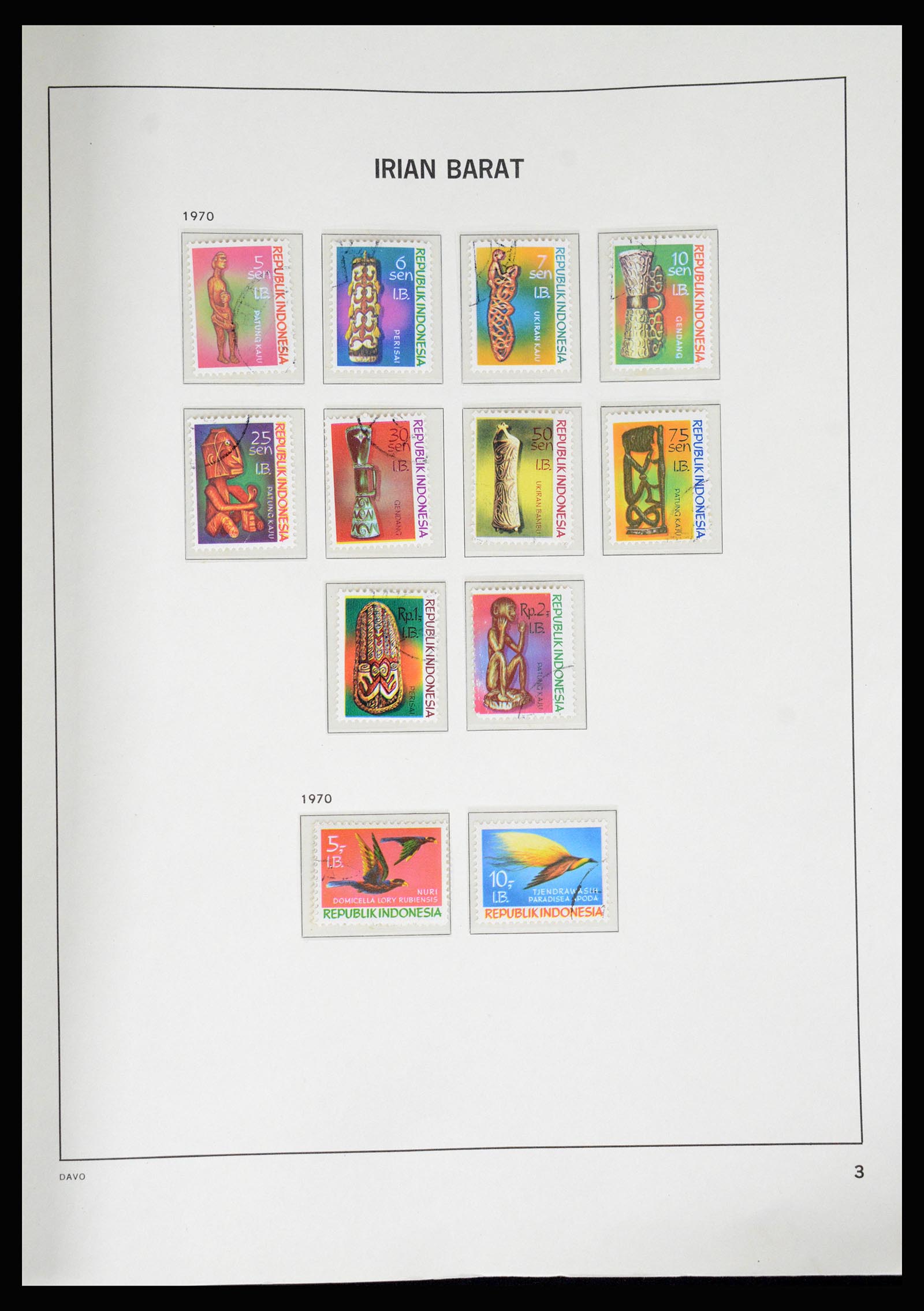 37069 095 - Postzegelverzameling 37069 Indonesië 1948-1980.