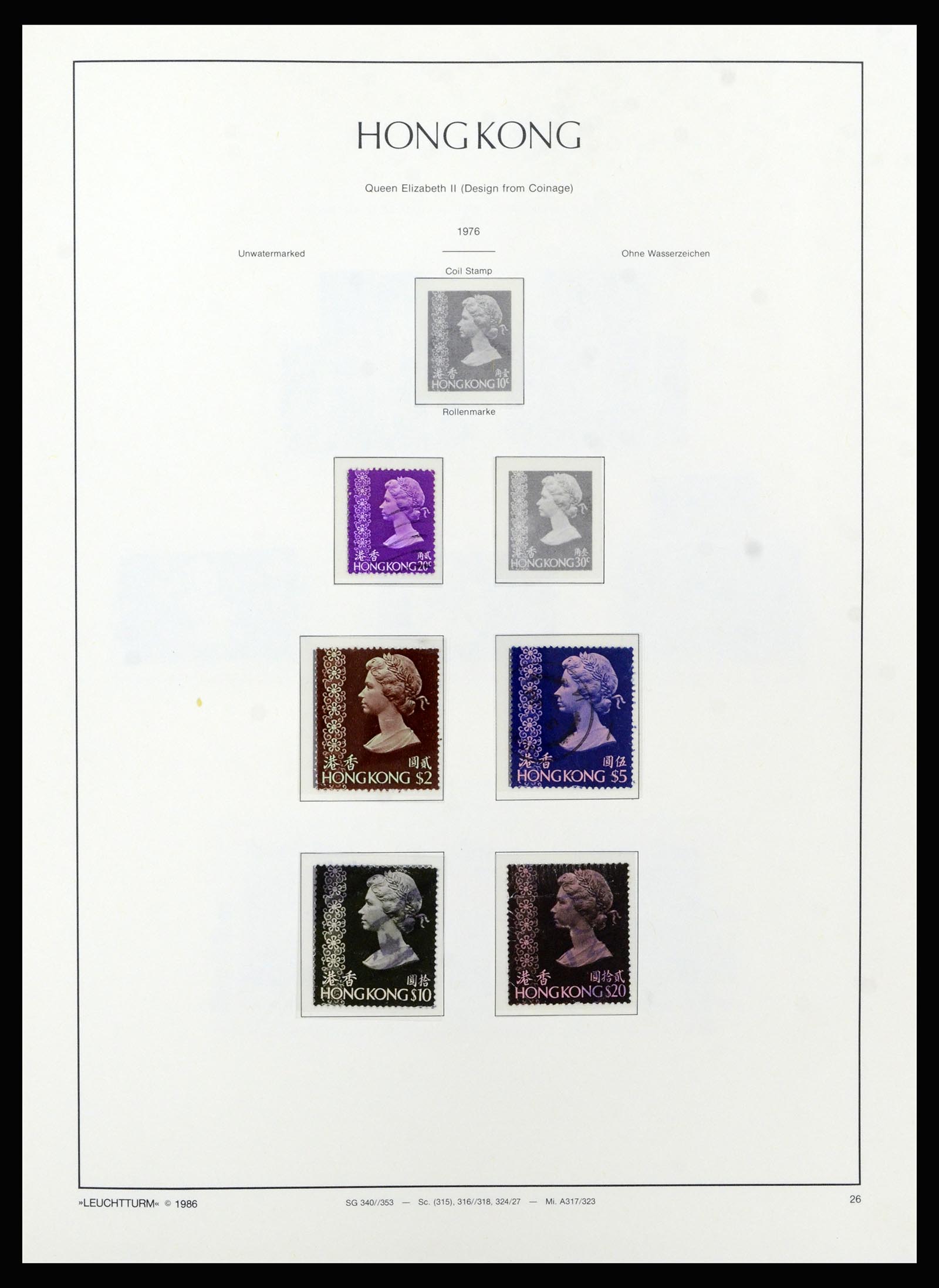37070 031 - Stamp collection 37070 Hong Kong 1862-1996.