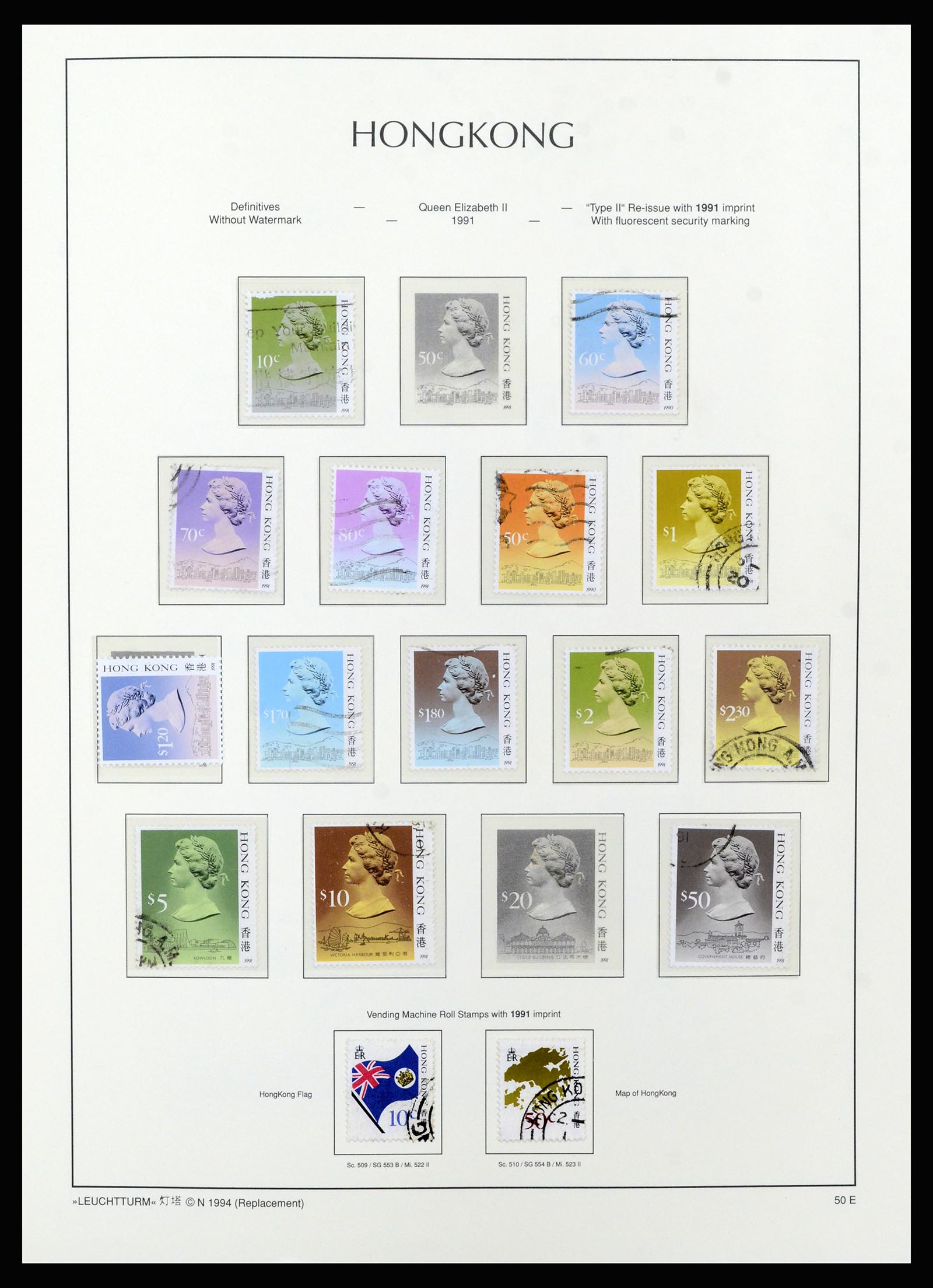 37070 060 - Postzegelverzameling 37070 Hongkong 1862-1996.
