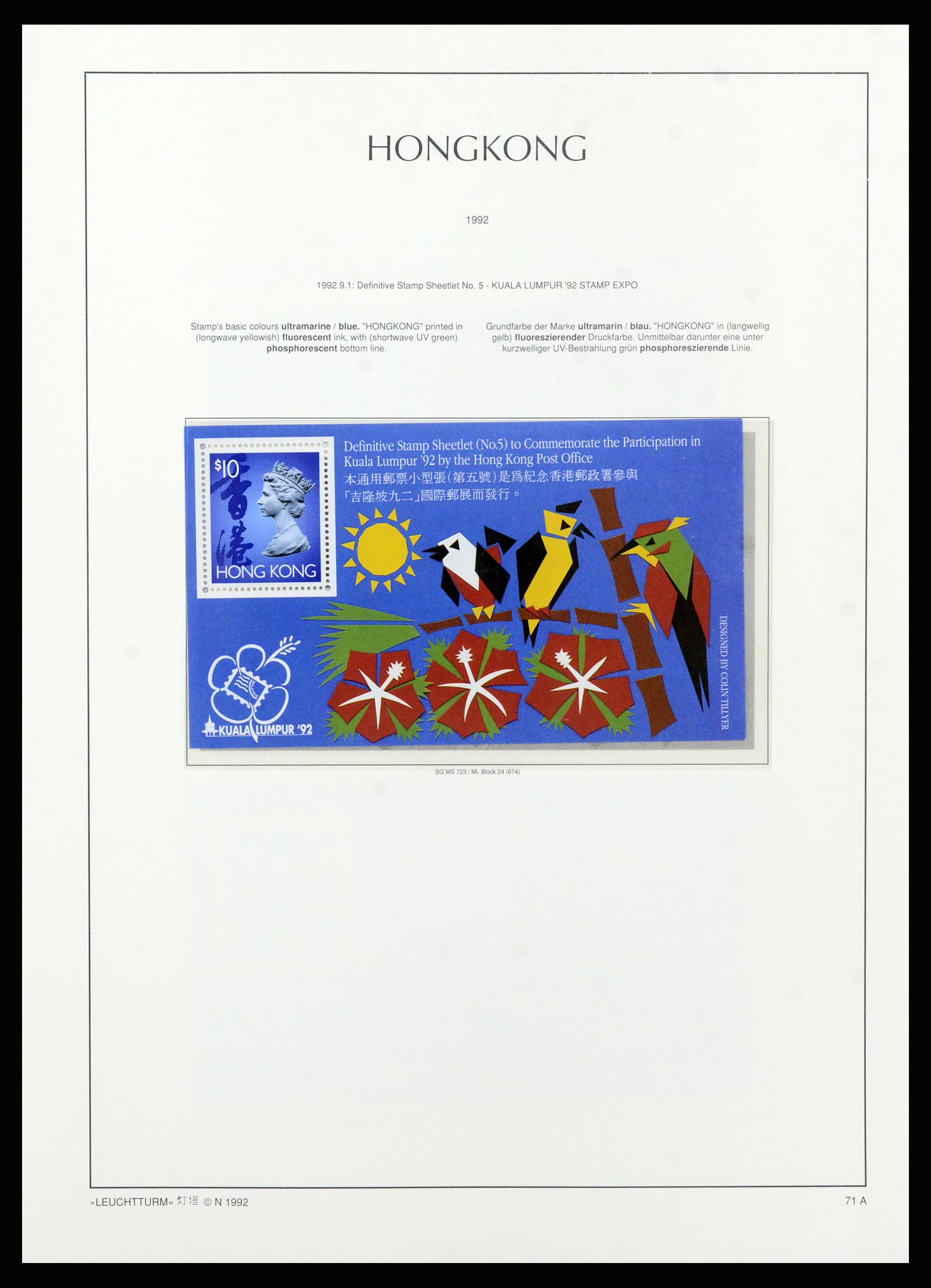 37070 086 - Postzegelverzameling 37070 Hongkong 1862-1996.