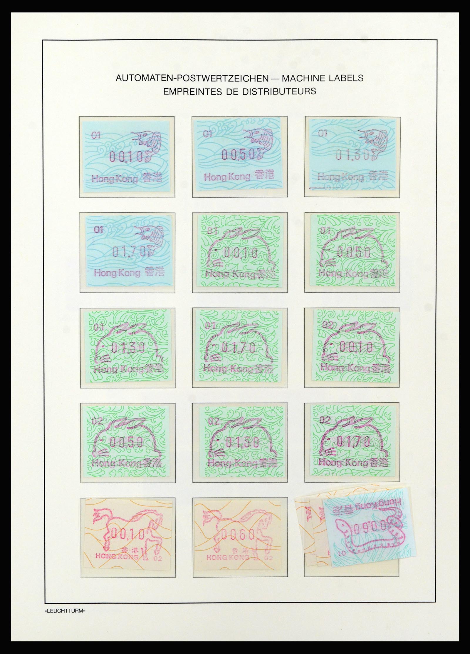37070 102 - Postzegelverzameling 37070 Hongkong 1862-1996.