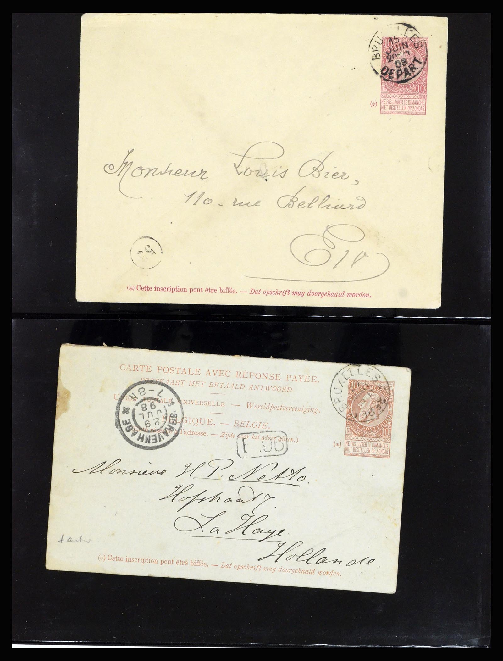 37072 019 - Postzegelverzameling 37072 België brieven 1751 (!)-1959.