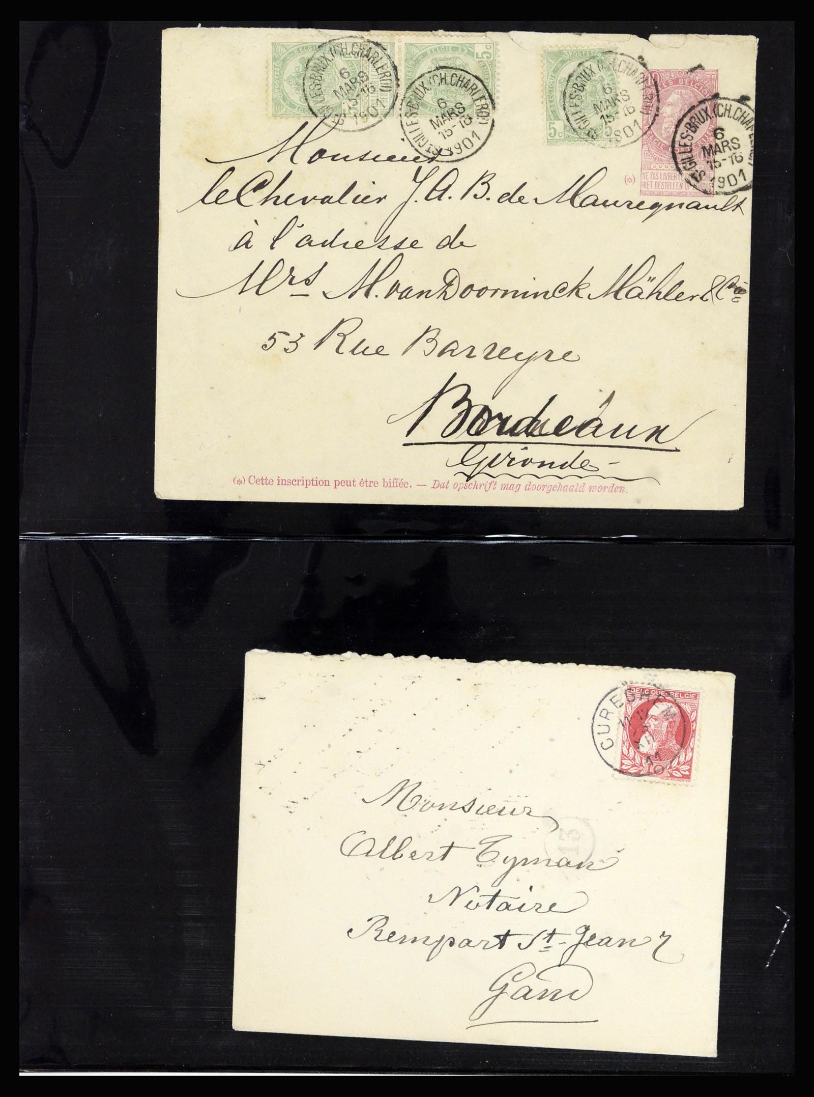 37072 020 - Postzegelverzameling 37072 België brieven 1751 (!)-1959.