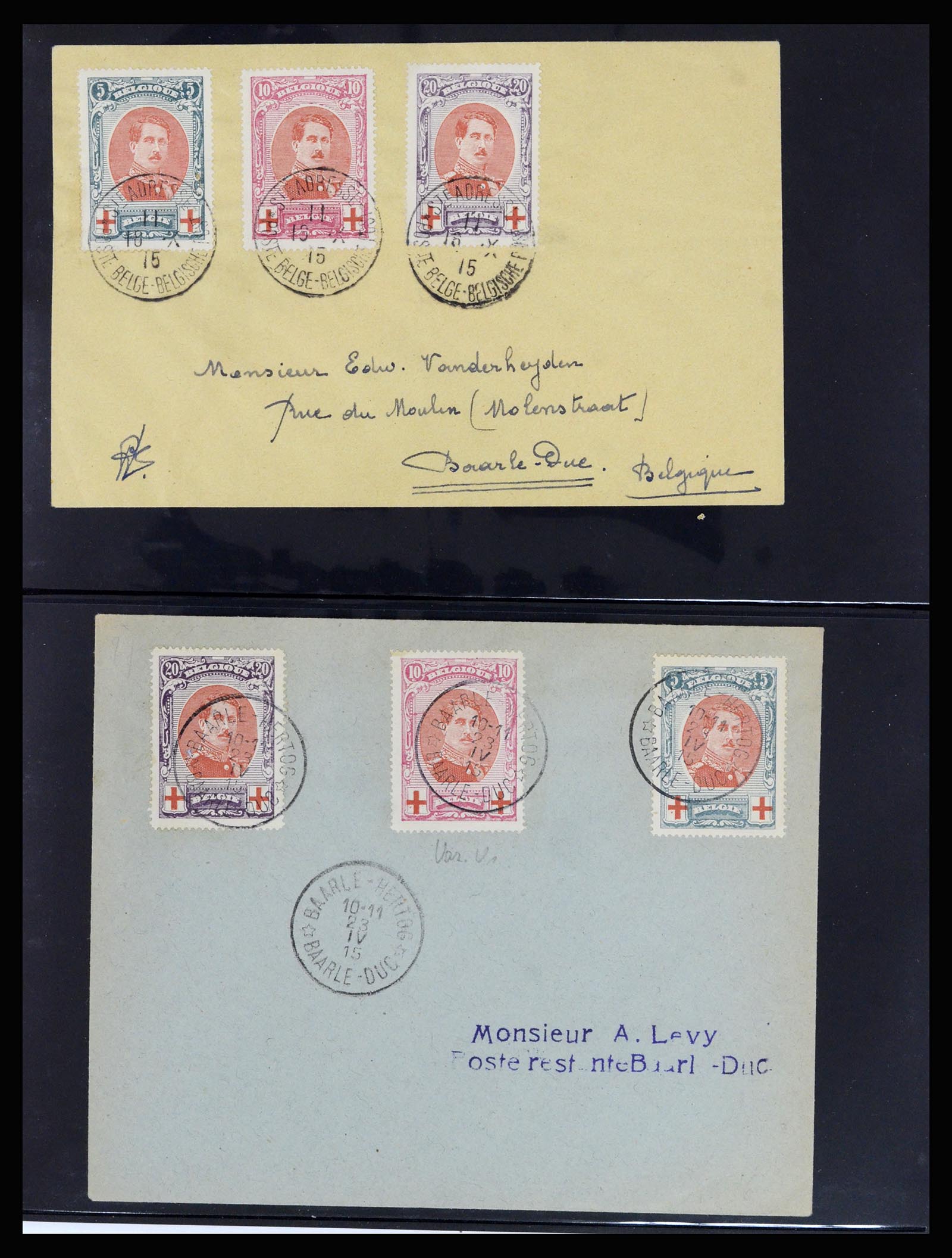 37072 037 - Postzegelverzameling 37072 België brieven 1751 (!)-1959.