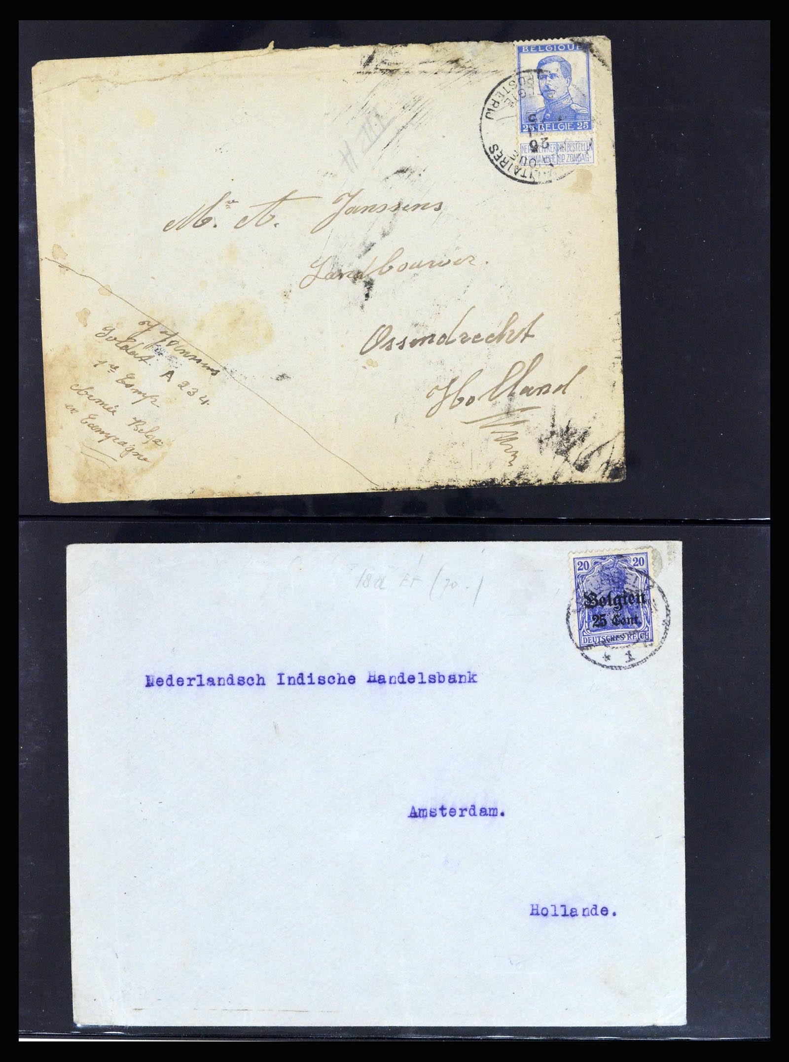 37072 040 - Postzegelverzameling 37072 België brieven 1751 (!)-1959.