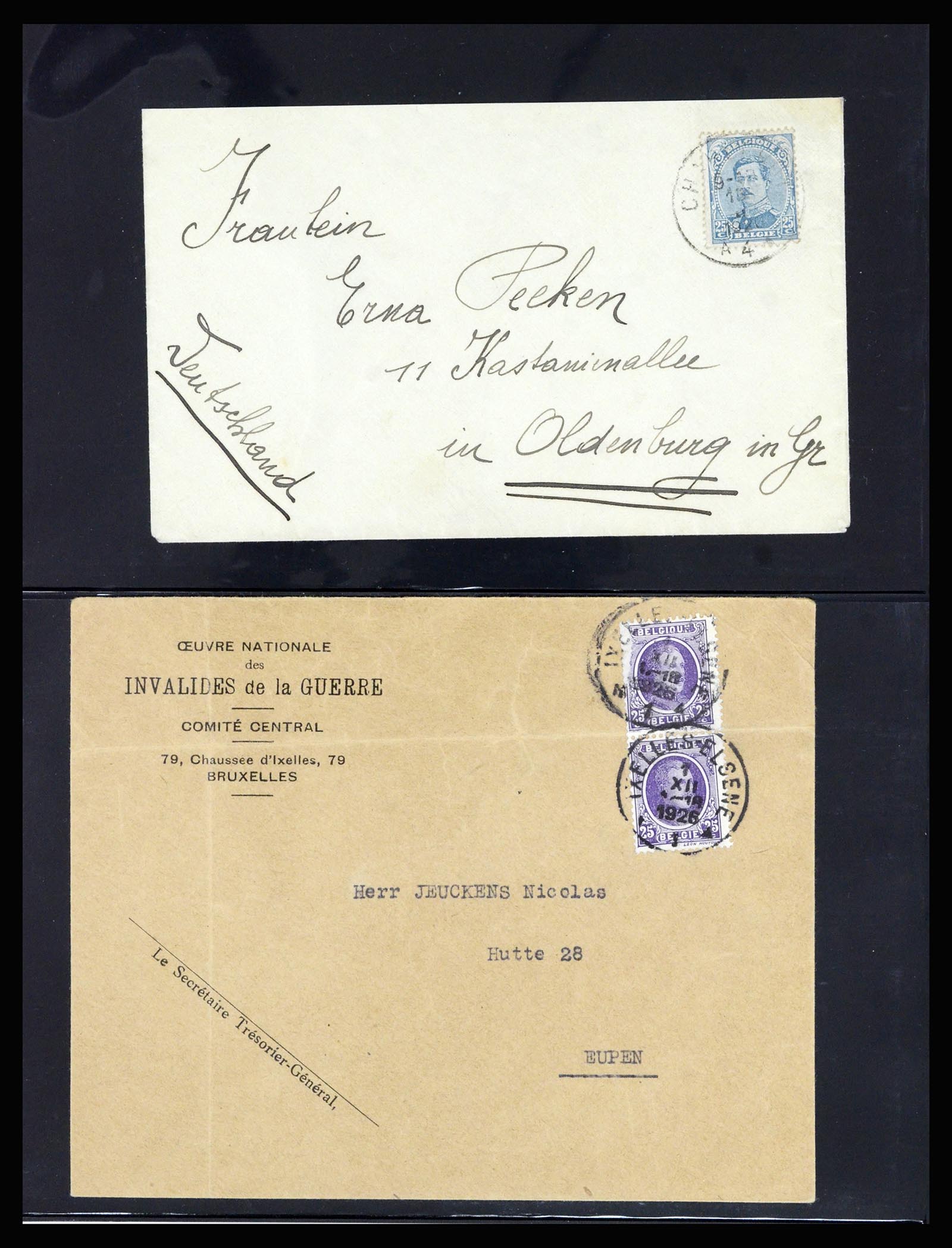 37072 044 - Postzegelverzameling 37072 België brieven 1751 (!)-1959.