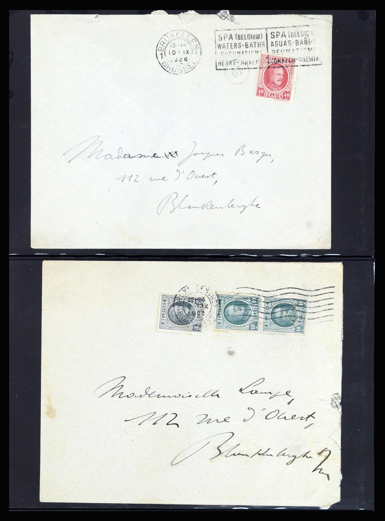 37072 048 - Postzegelverzameling 37072 België brieven 1751 (!)-1959.