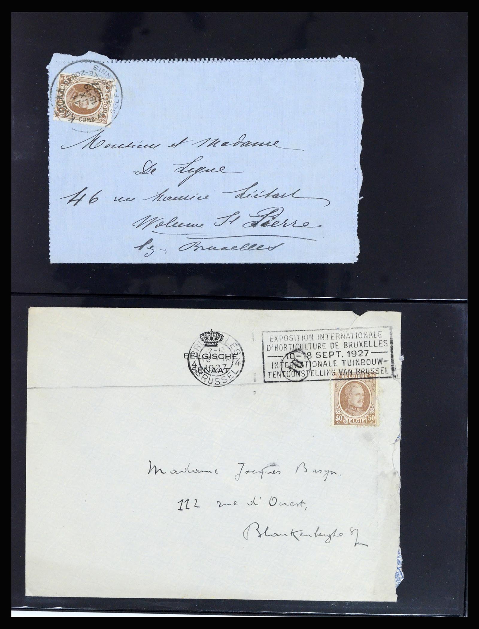 37072 051 - Postzegelverzameling 37072 België brieven 1751 (!)-1959.