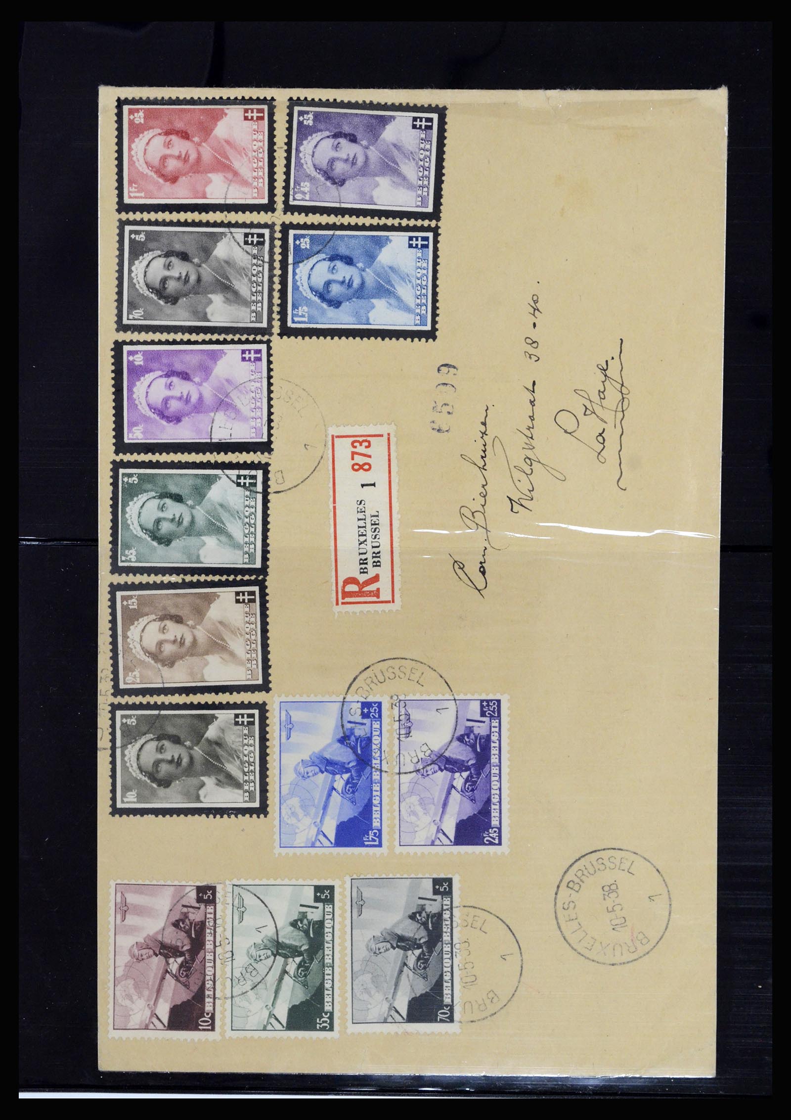 37072 070 - Postzegelverzameling 37072 België brieven 1751 (!)-1959.
