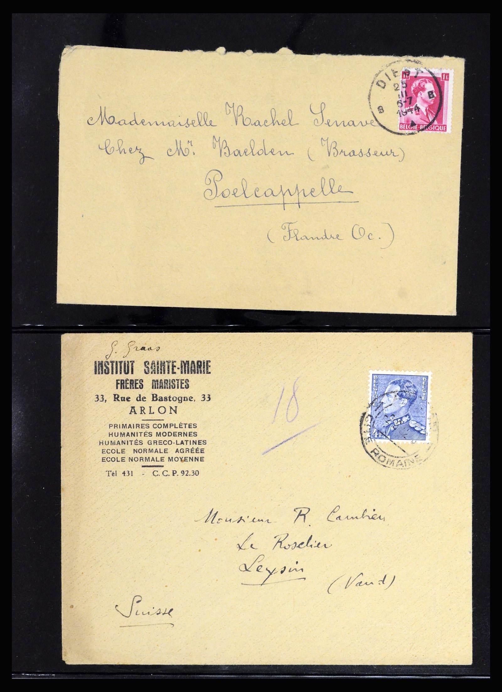 37072 074 - Postzegelverzameling 37072 België brieven 1751 (!)-1959.