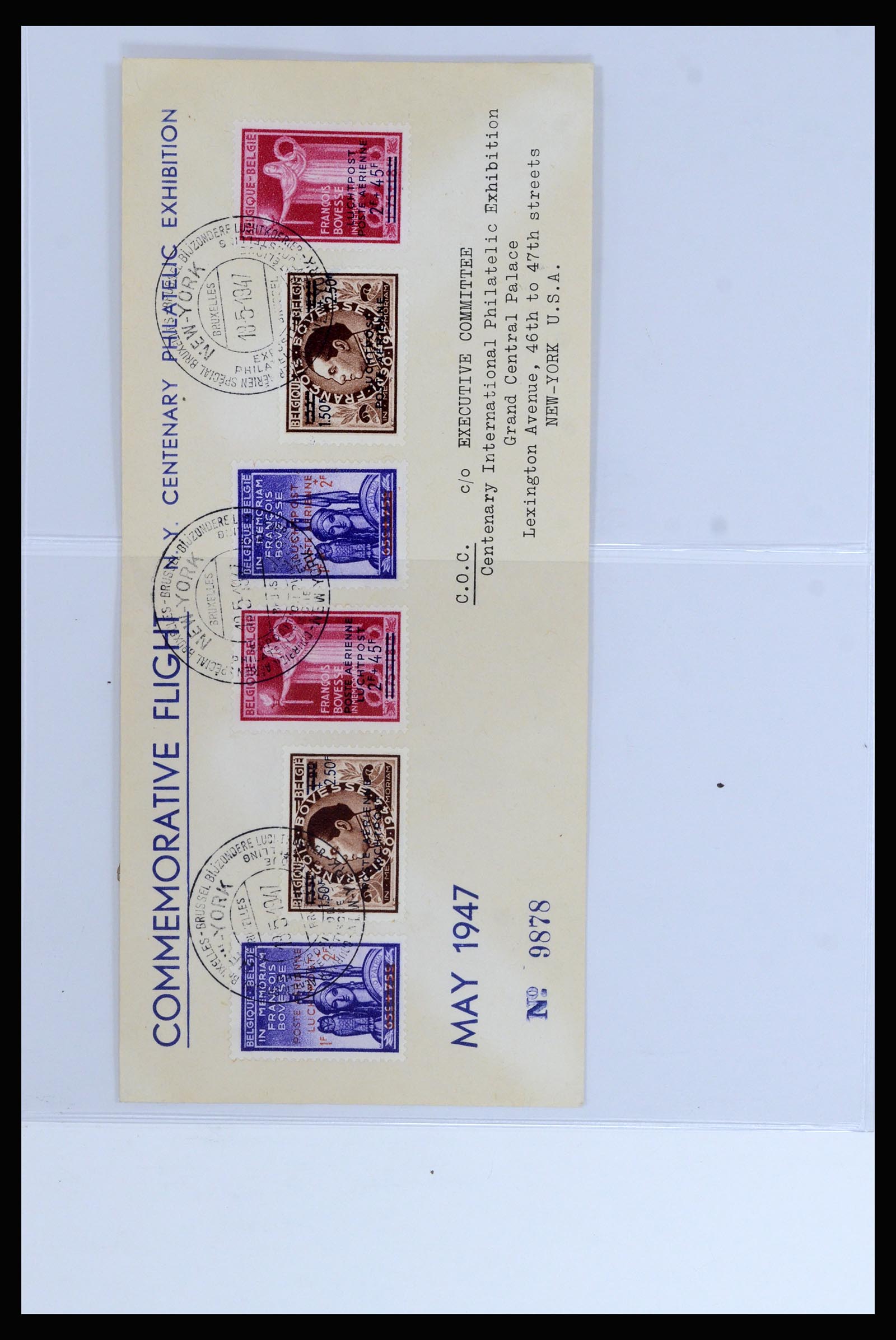 37072 082 - Postzegelverzameling 37072 België brieven 1751 (!)-1959.