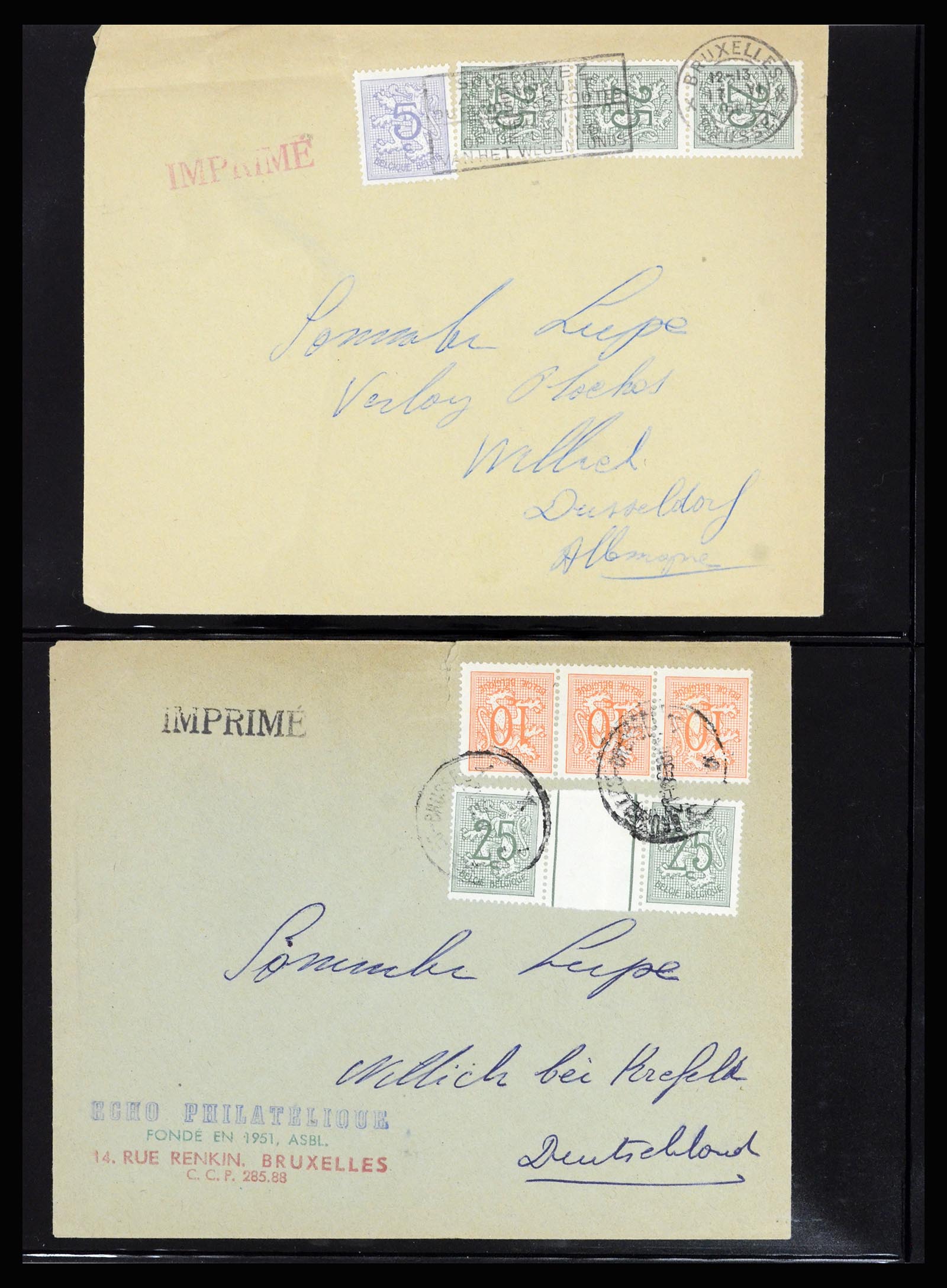 37072 125 - Postzegelverzameling 37072 België brieven 1751 (!)-1959.