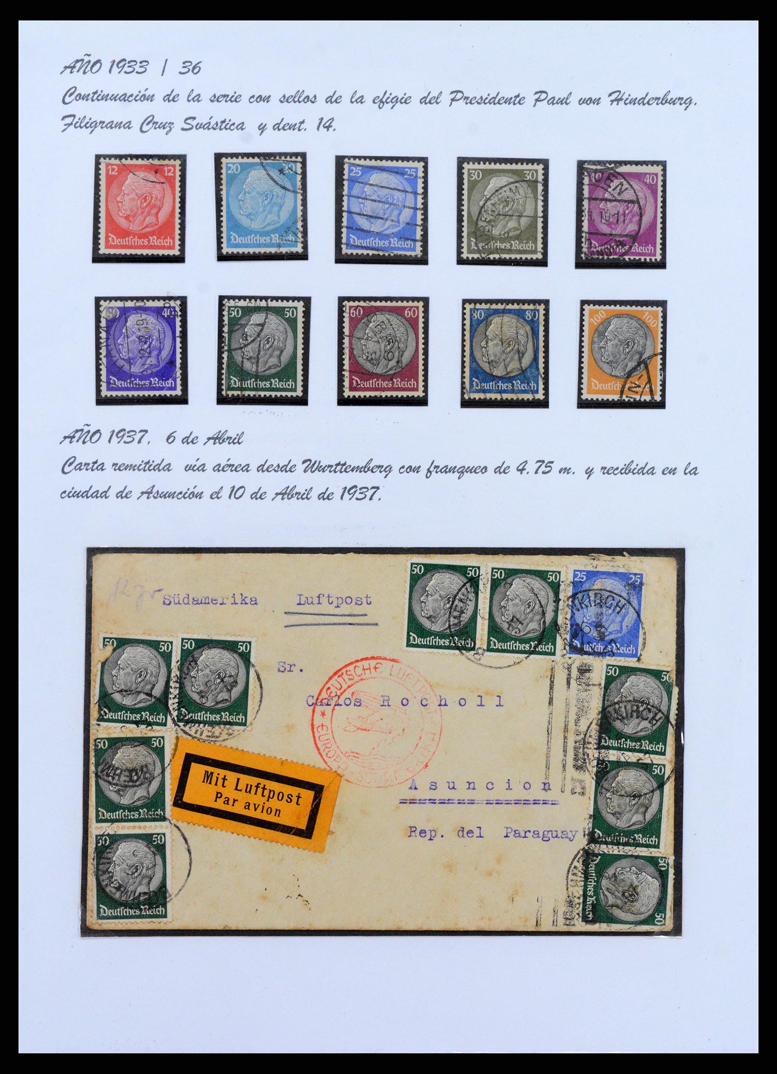 37075 033 - Stamp collection 37075 Germany 1867-1959.