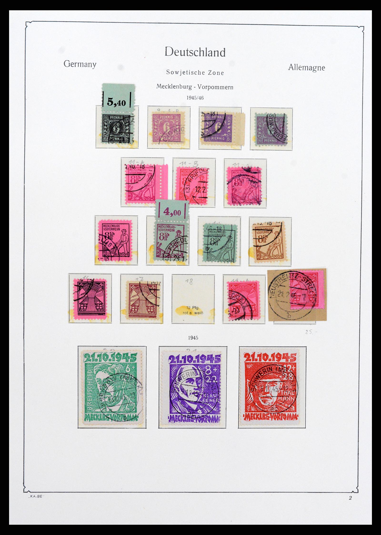 37075 221 - Stamp collection 37075 Germany 1867-1959.