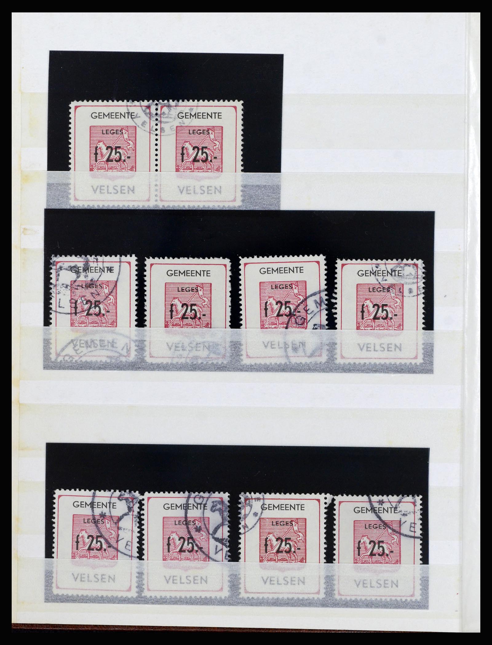 37077 004 - Postzegelverzameling 37077 Nederland fiscaal.