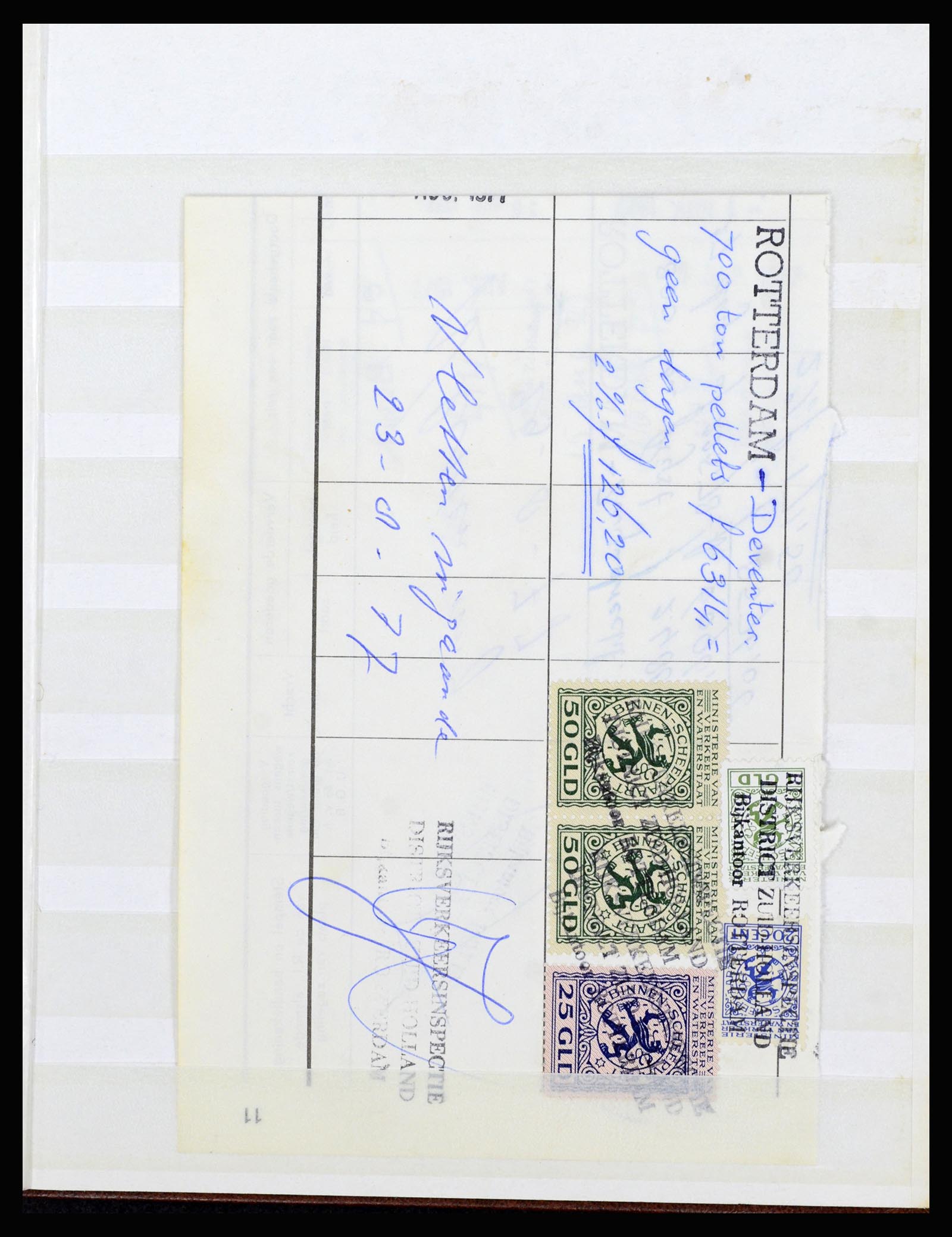37077 009 - Postzegelverzameling 37077 Nederland fiscaal.