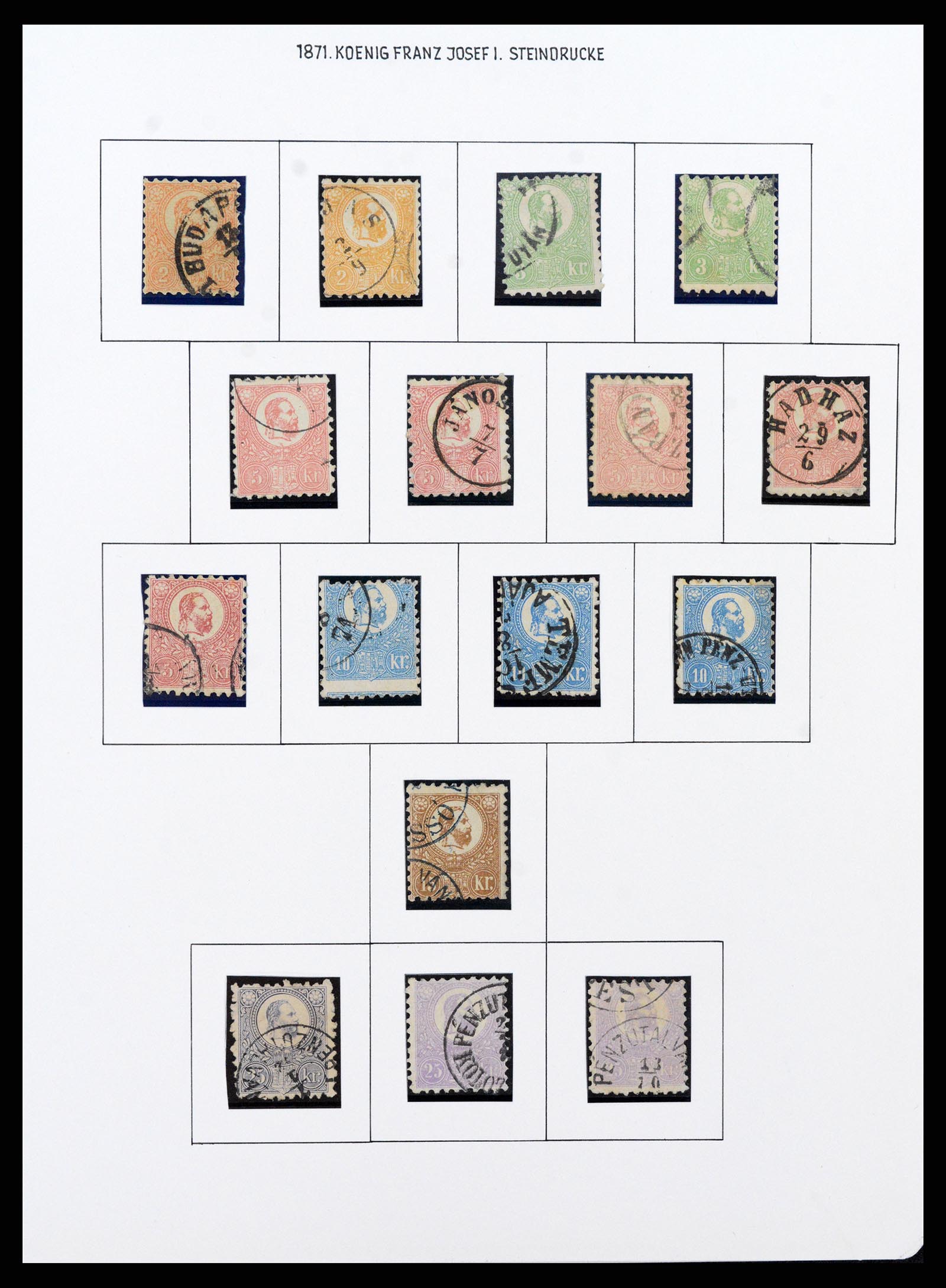 37080 0002 - Postzegelverzameling 37080 Hongarije superverzameling 1871-1954.