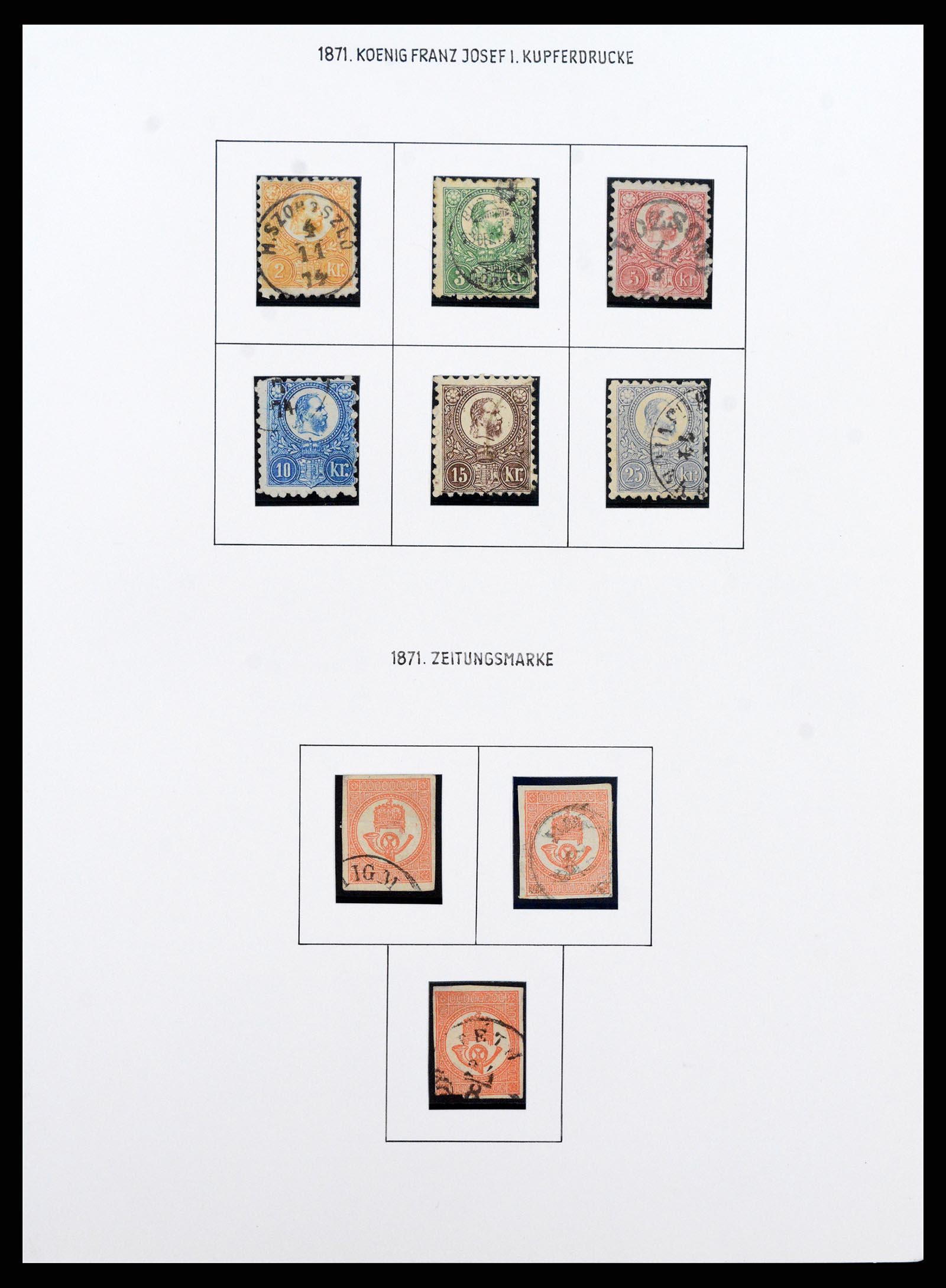 37080 0003 - Postzegelverzameling 37080 Hongarije superverzameling 1871-1954.