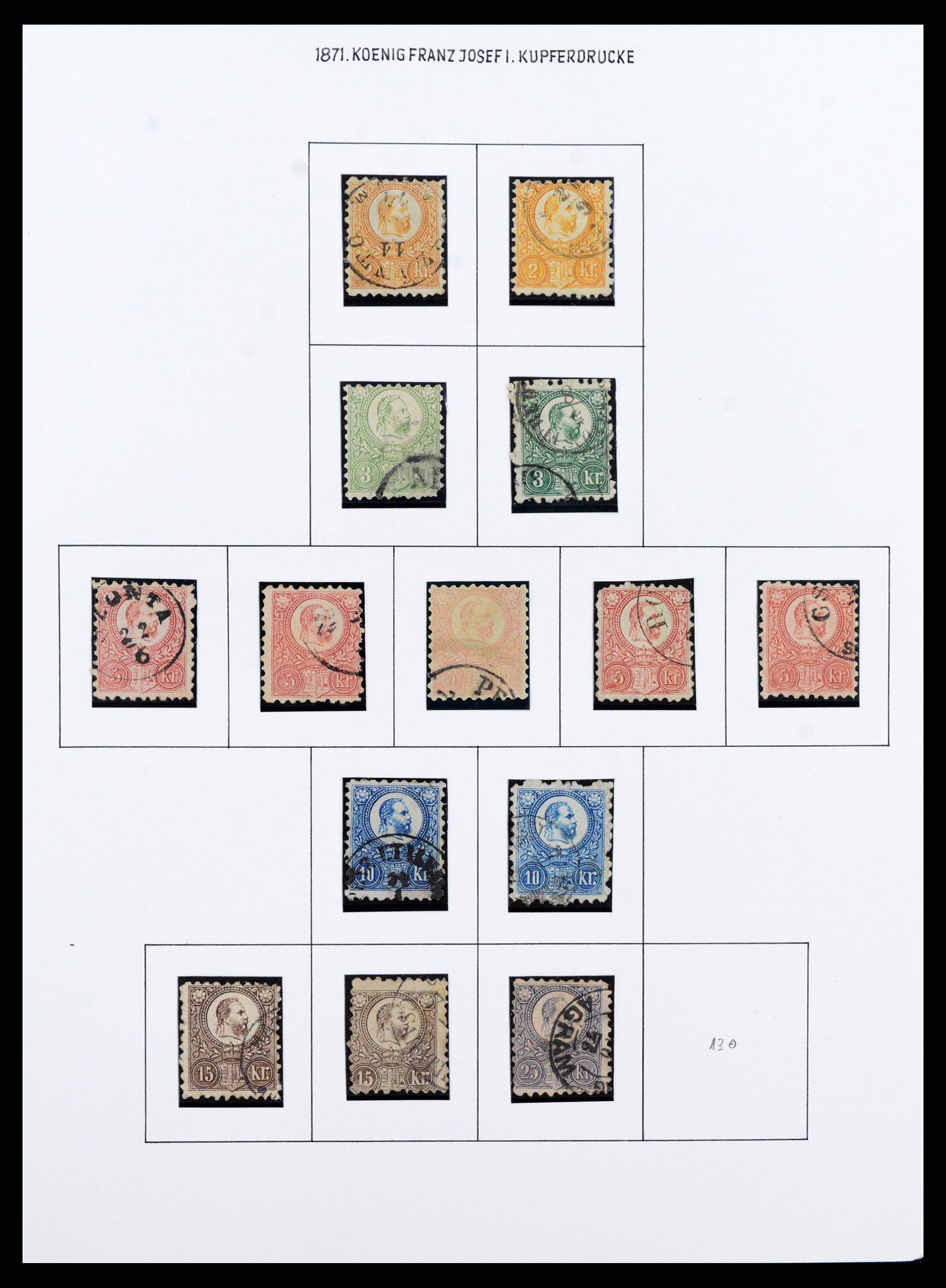 37080 0004 - Postzegelverzameling 37080 Hongarije superverzameling 1871-1954.