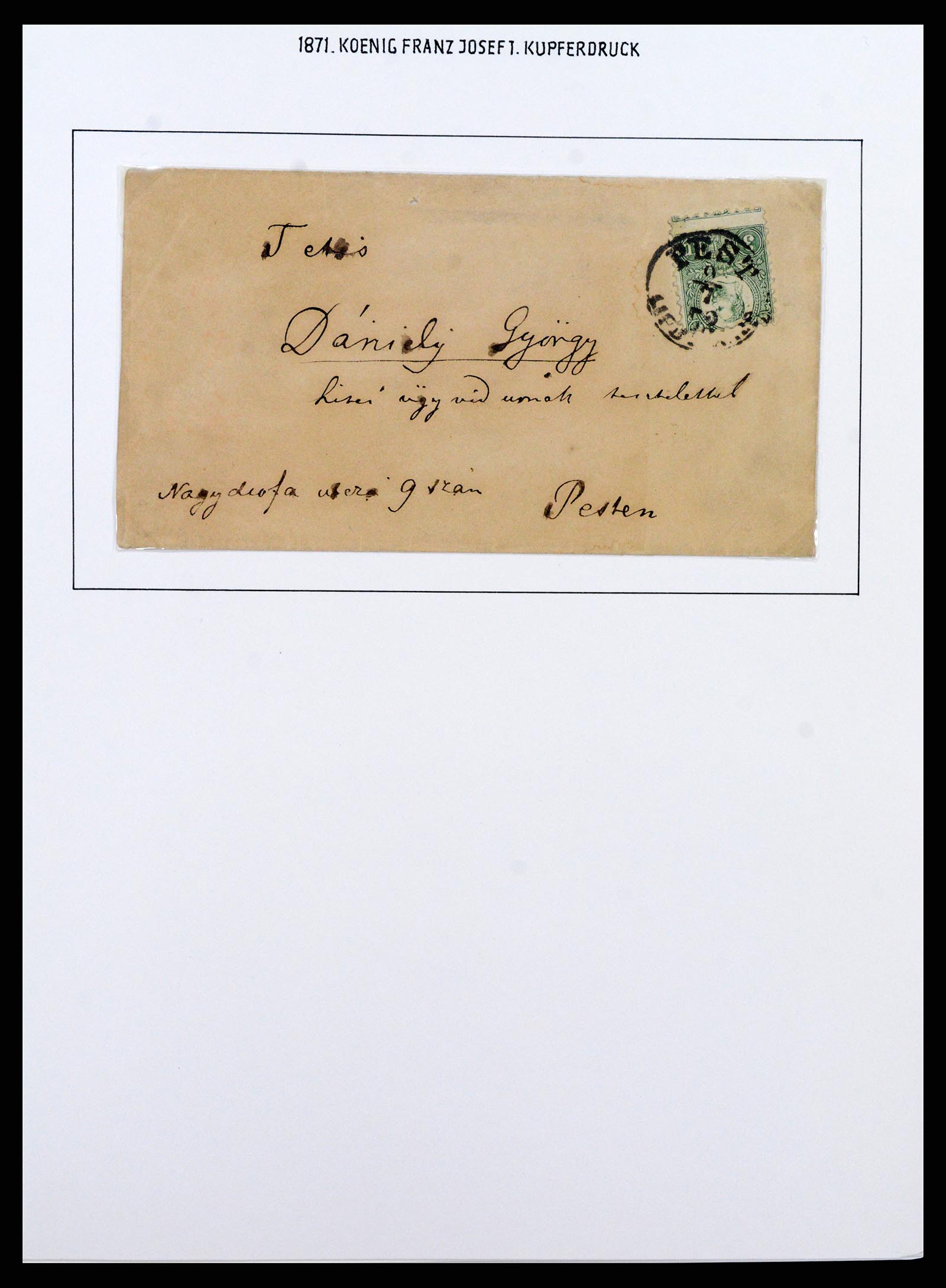 37080 0005 - Postzegelverzameling 37080 Hongarije superverzameling 1871-1954.