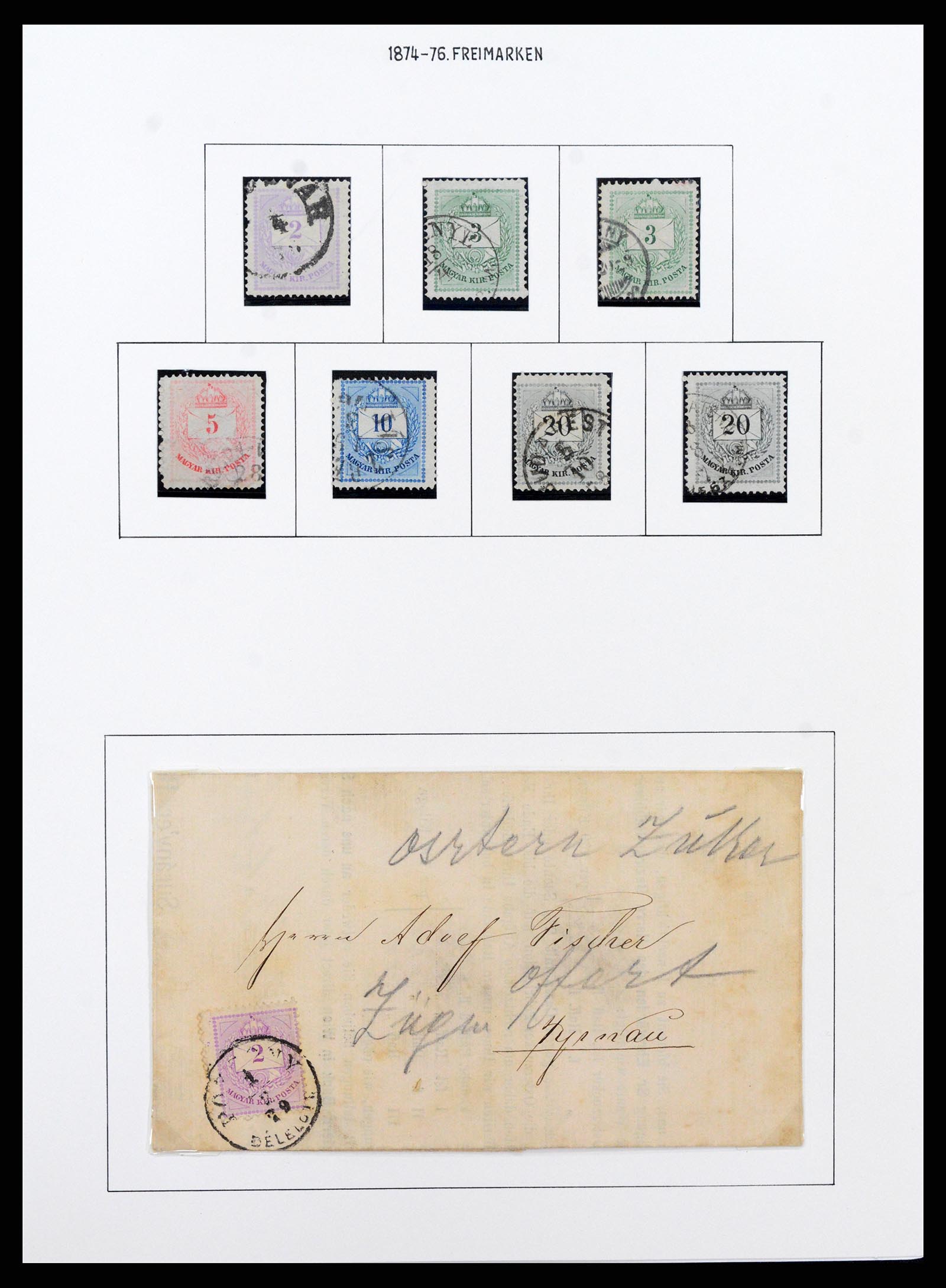 37080 0006 - Postzegelverzameling 37080 Hongarije superverzameling 1871-1954.