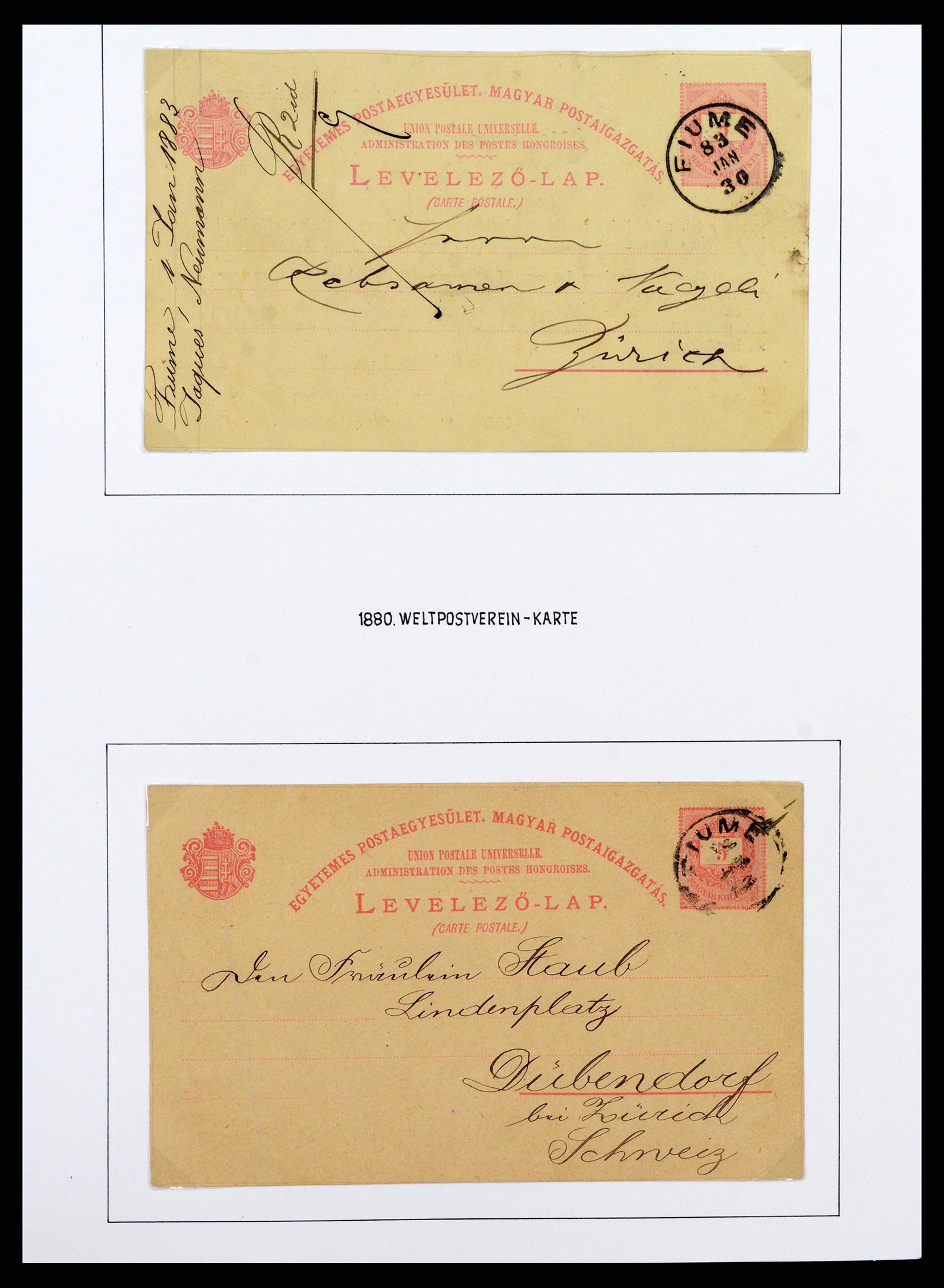 37080 0009 - Stamp collection 37080 Hungary supercollection 1871-1954.
