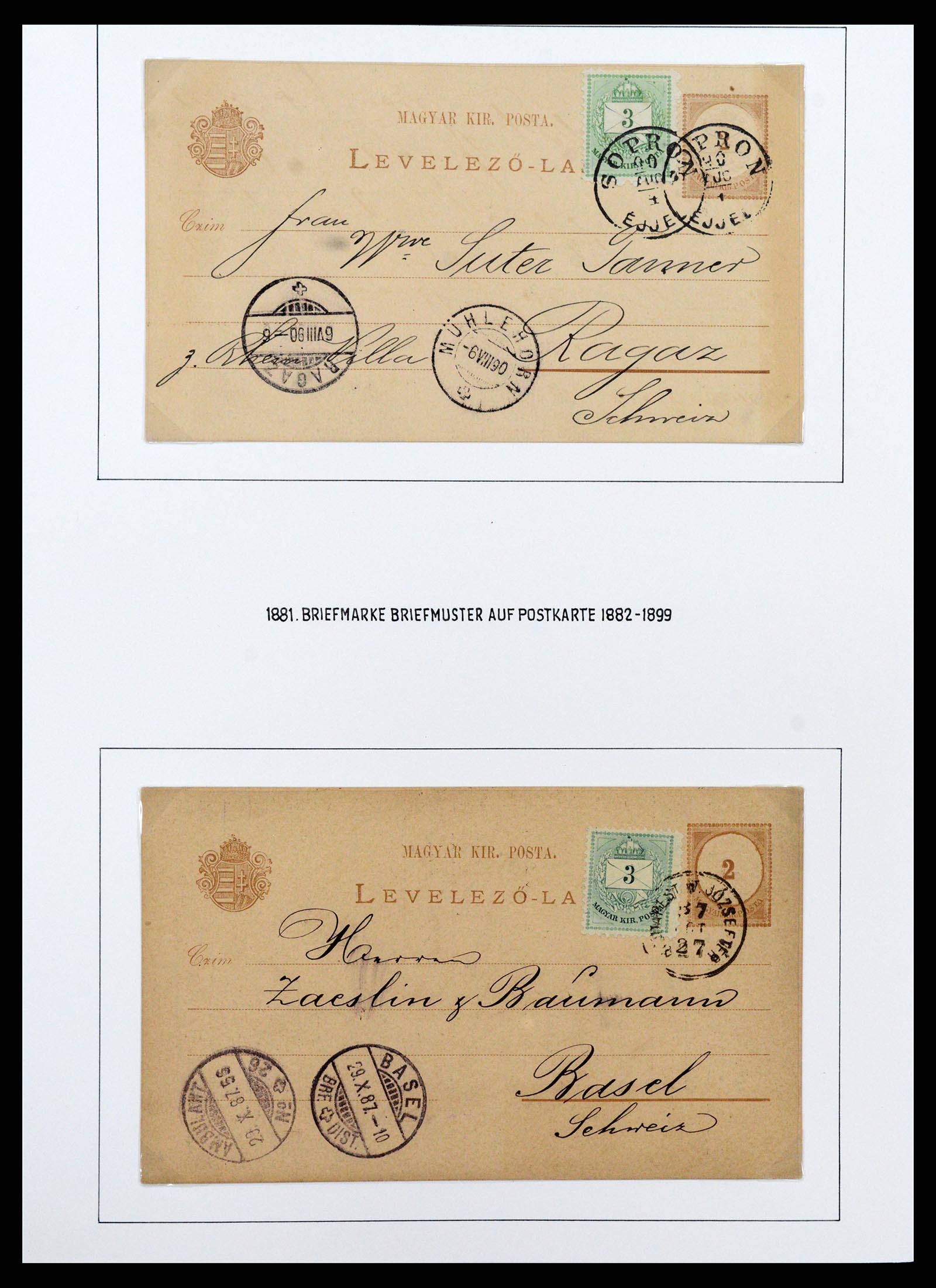 37080 0014 - Stamp collection 37080 Hungary supercollection 1871-1954.