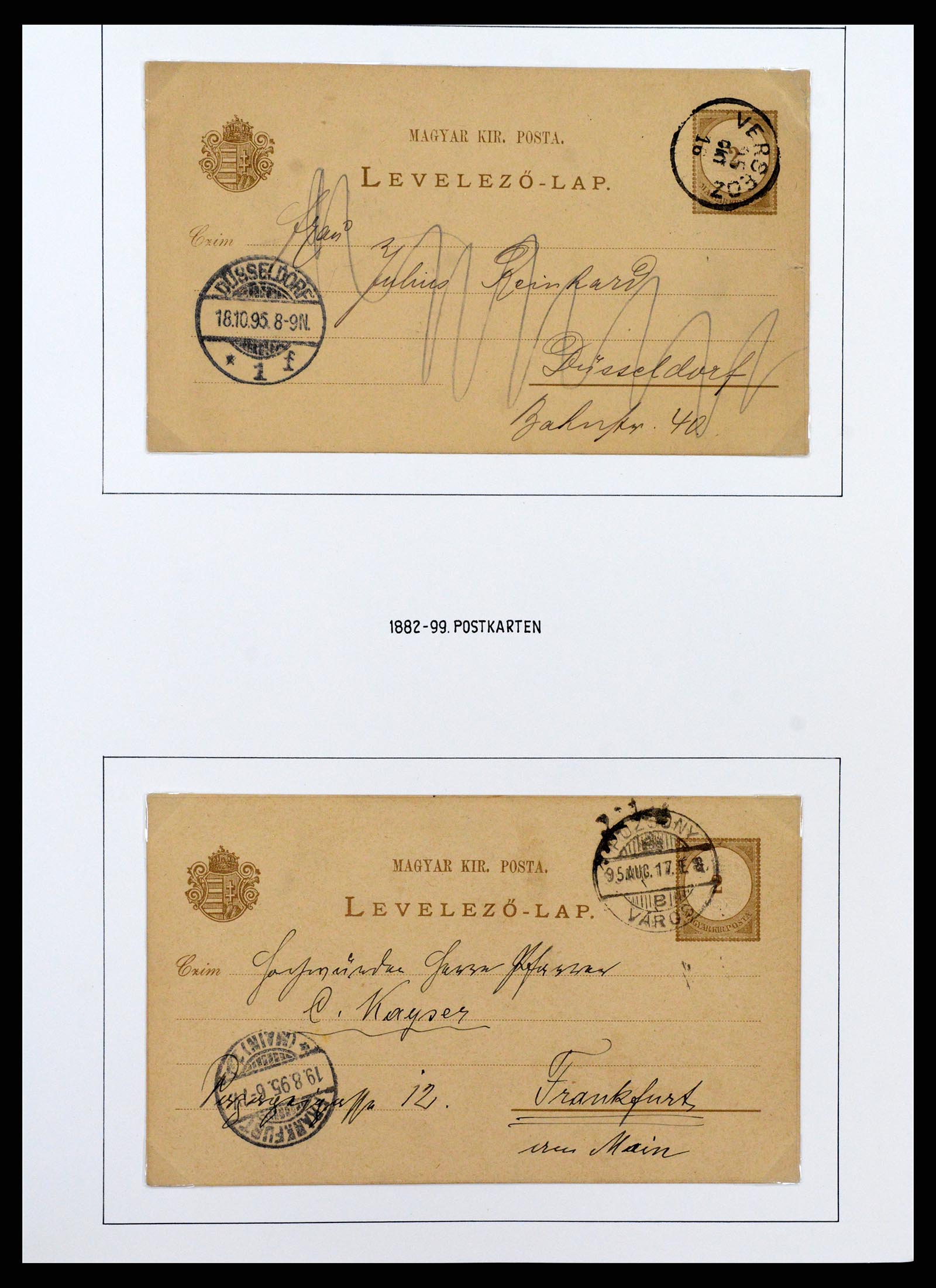 37080 0015 - Postzegelverzameling 37080 Hongarije superverzameling 1871-1954.