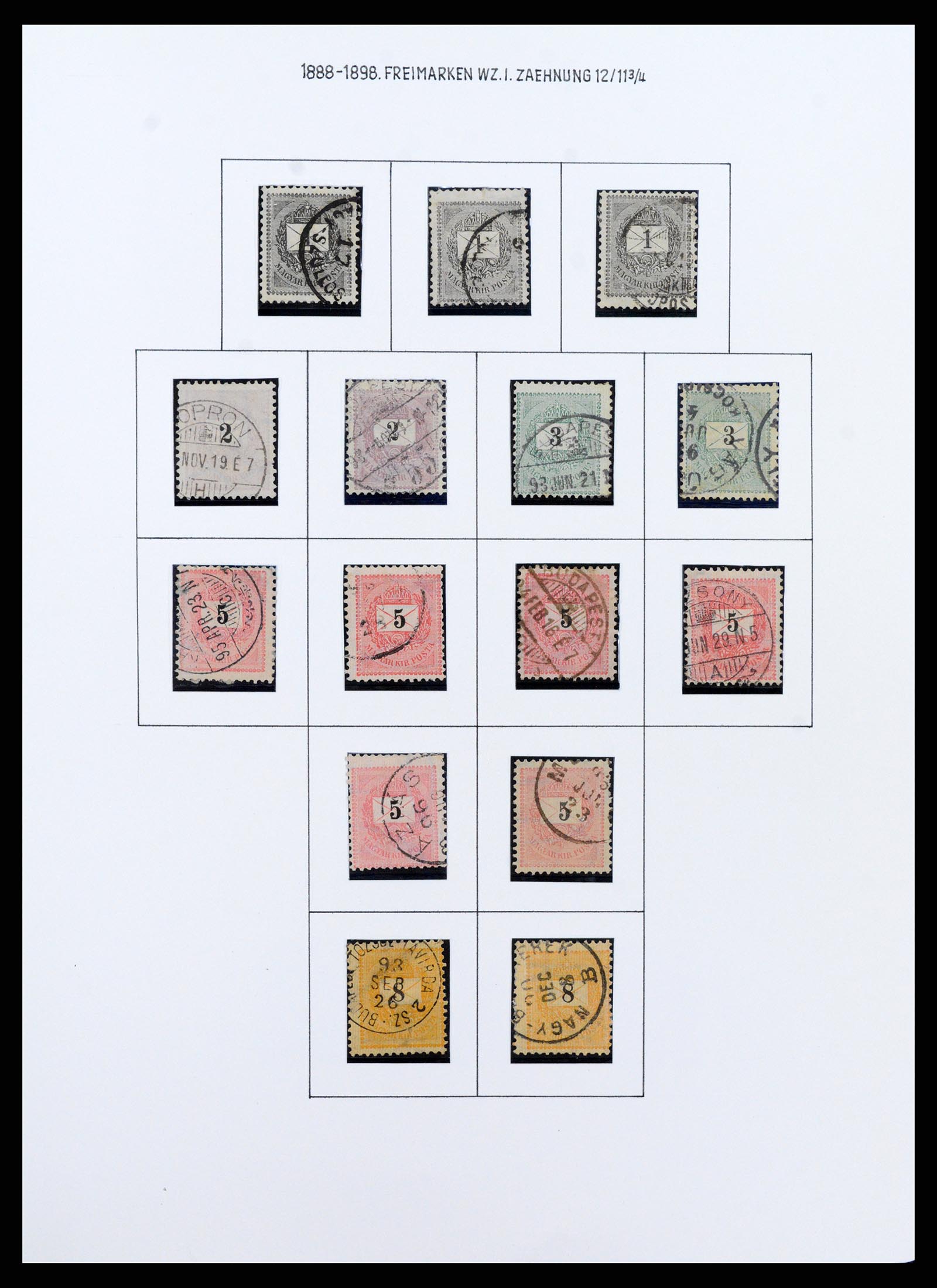 37080 0016 - Postzegelverzameling 37080 Hongarije superverzameling 1871-1954.