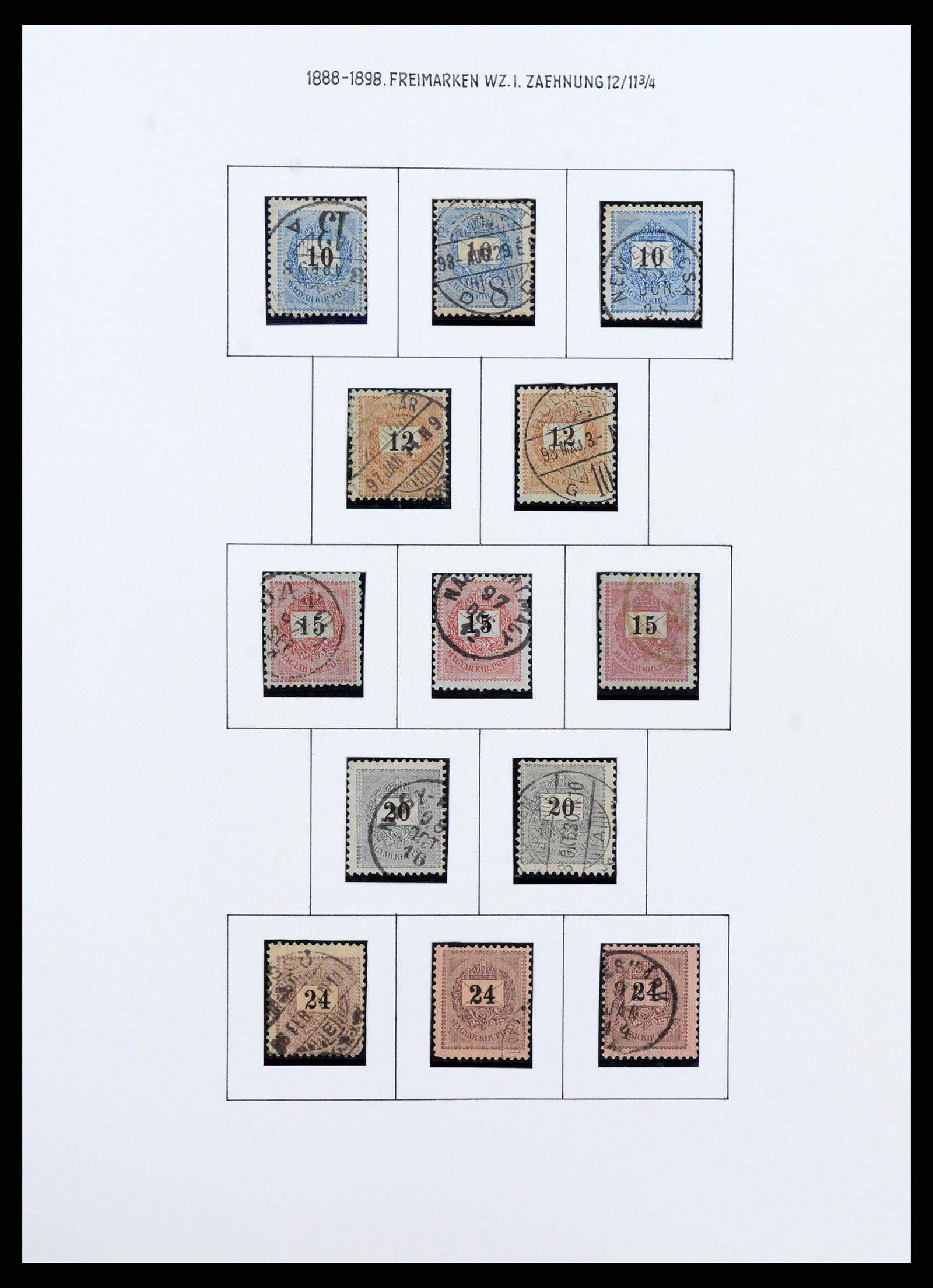37080 0017 - Postzegelverzameling 37080 Hongarije superverzameling 1871-1954.