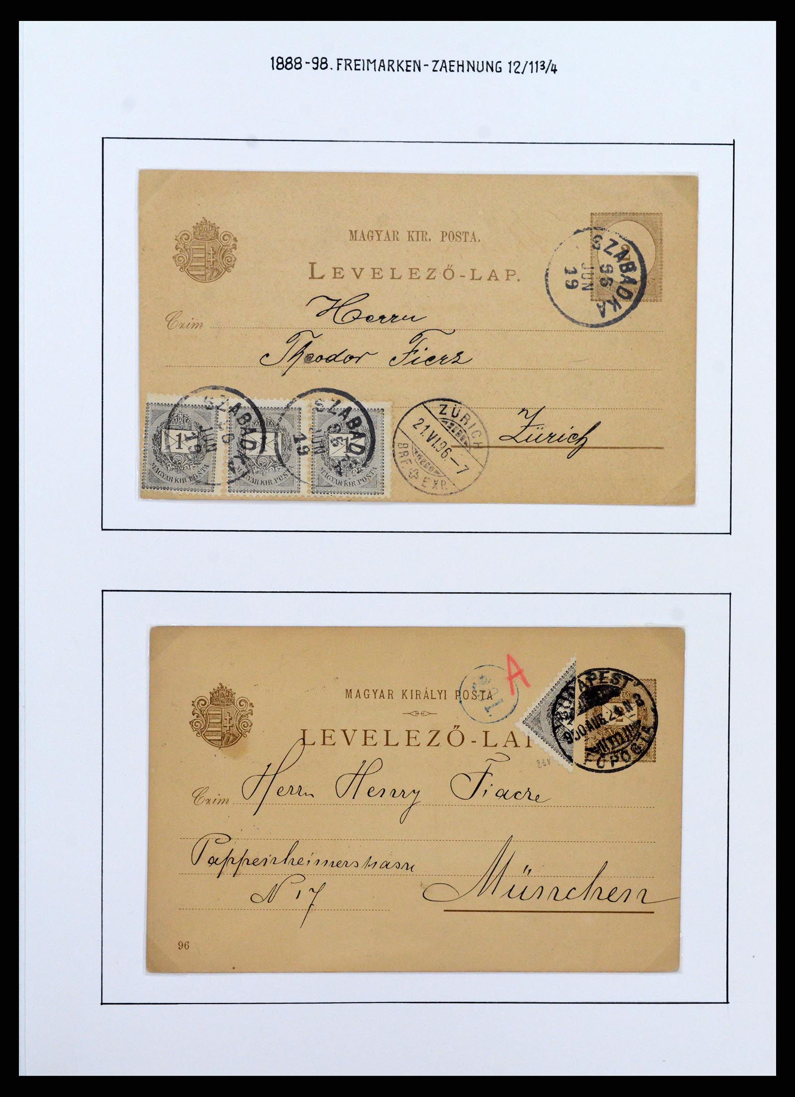 37080 0019 - Postzegelverzameling 37080 Hongarije superverzameling 1871-1954.